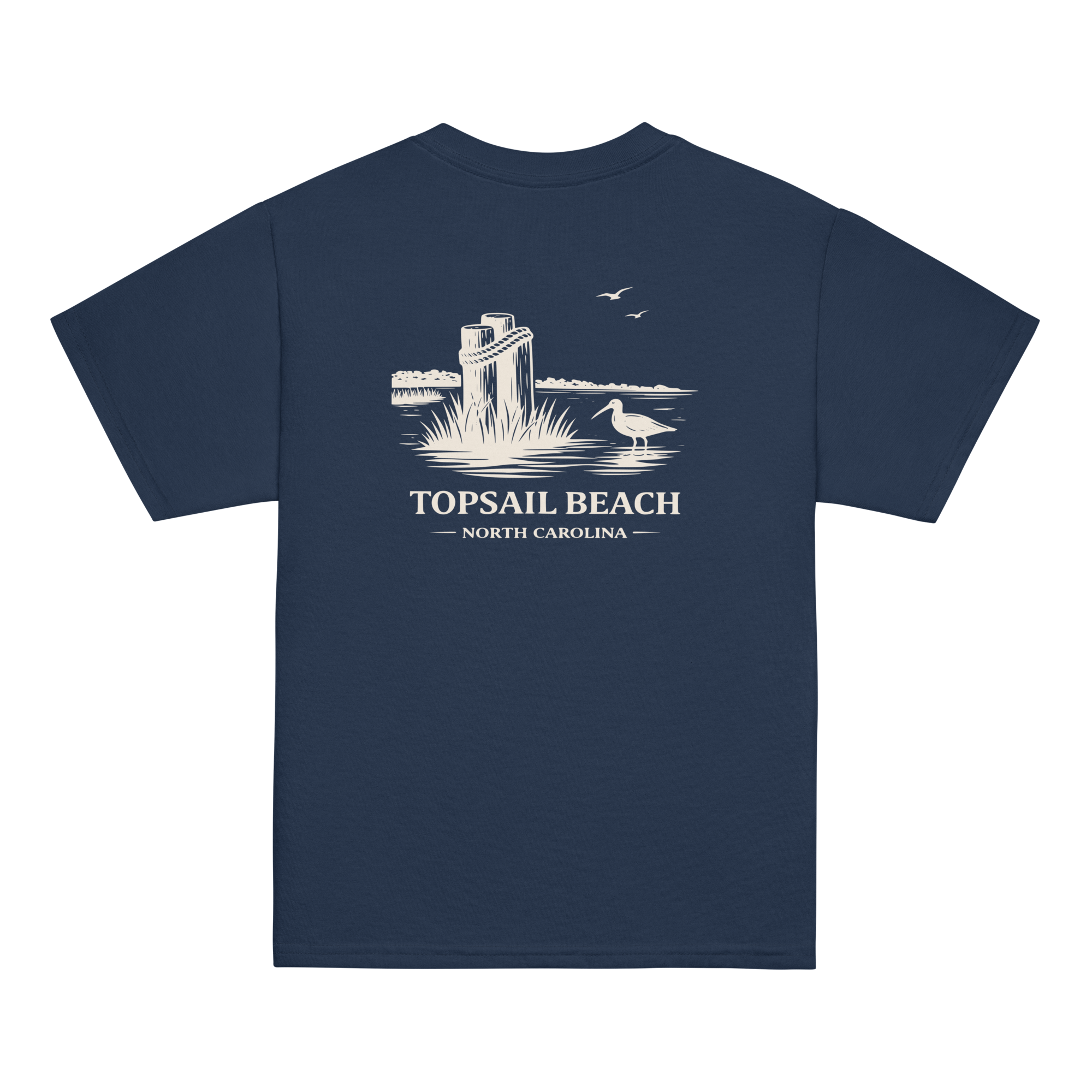 Topsail Beach, NC - The Sandpiper - Youth Classic Tee