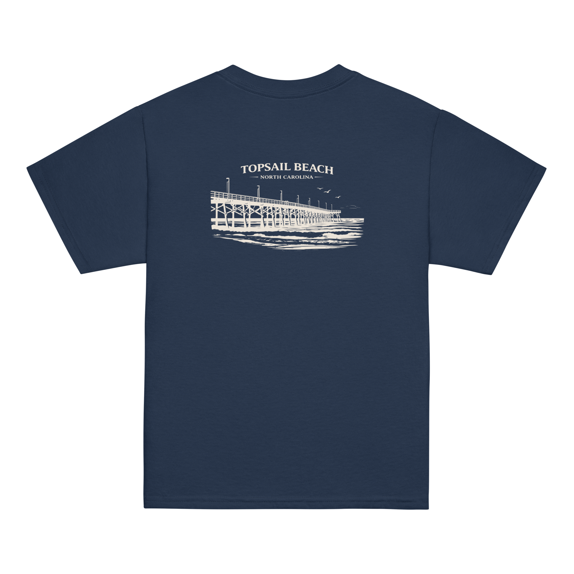 Topsail Beach, NC - Topsail Beach Pier - Youth Classic Tee