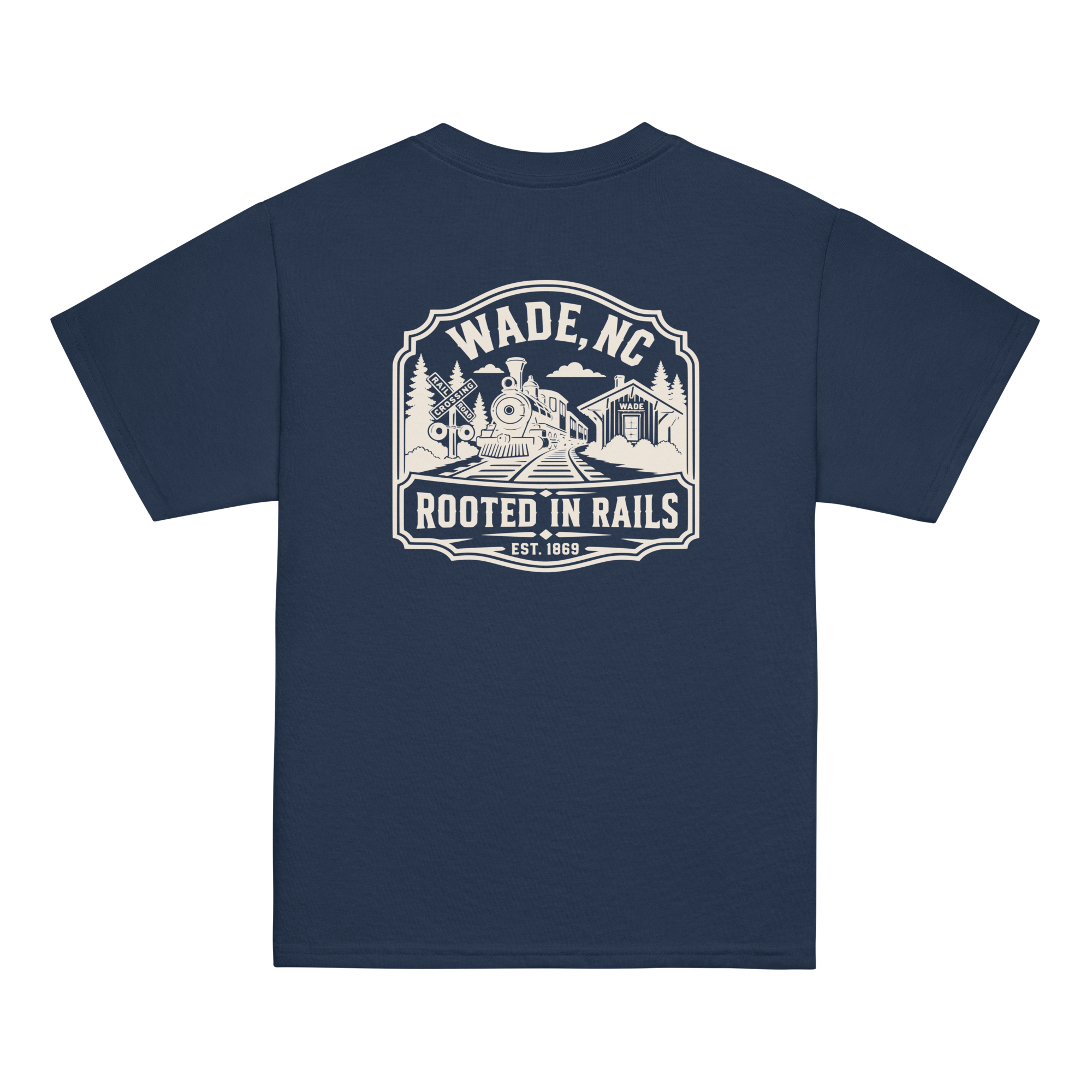 Wade, NC - Railroad Town - Youth Classic Tee