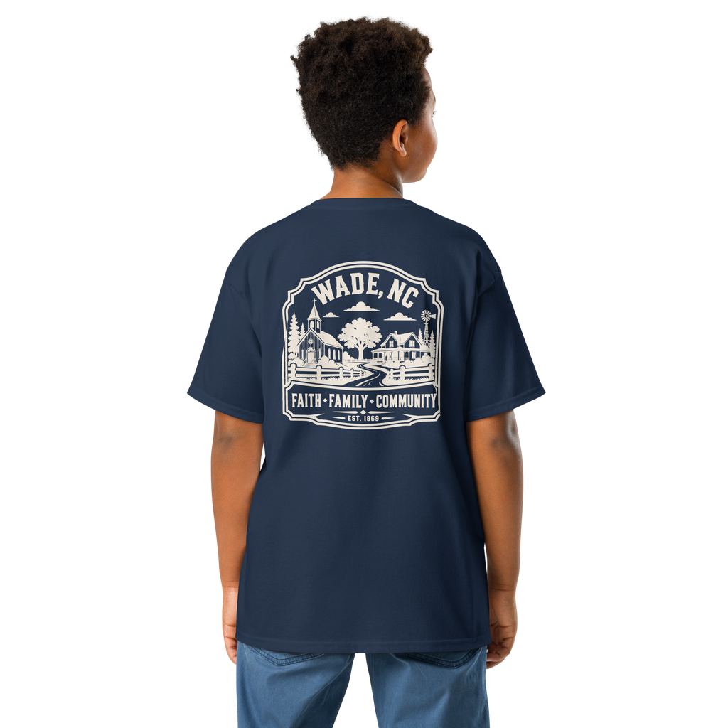 Wade, NC - Faith Family Community - Youth Classic Tee