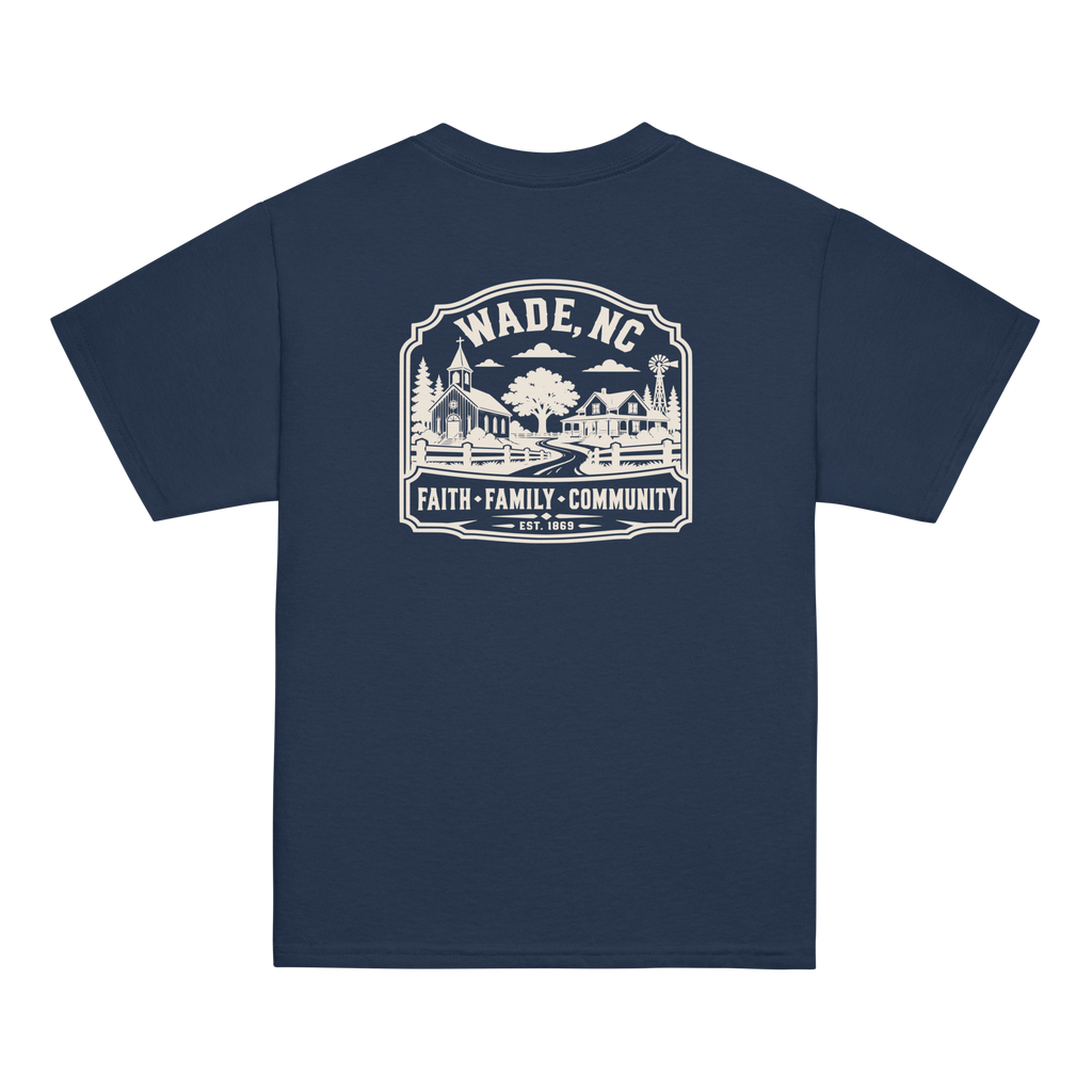 Wade, NC - Faith Family Community - Youth Classic Tee