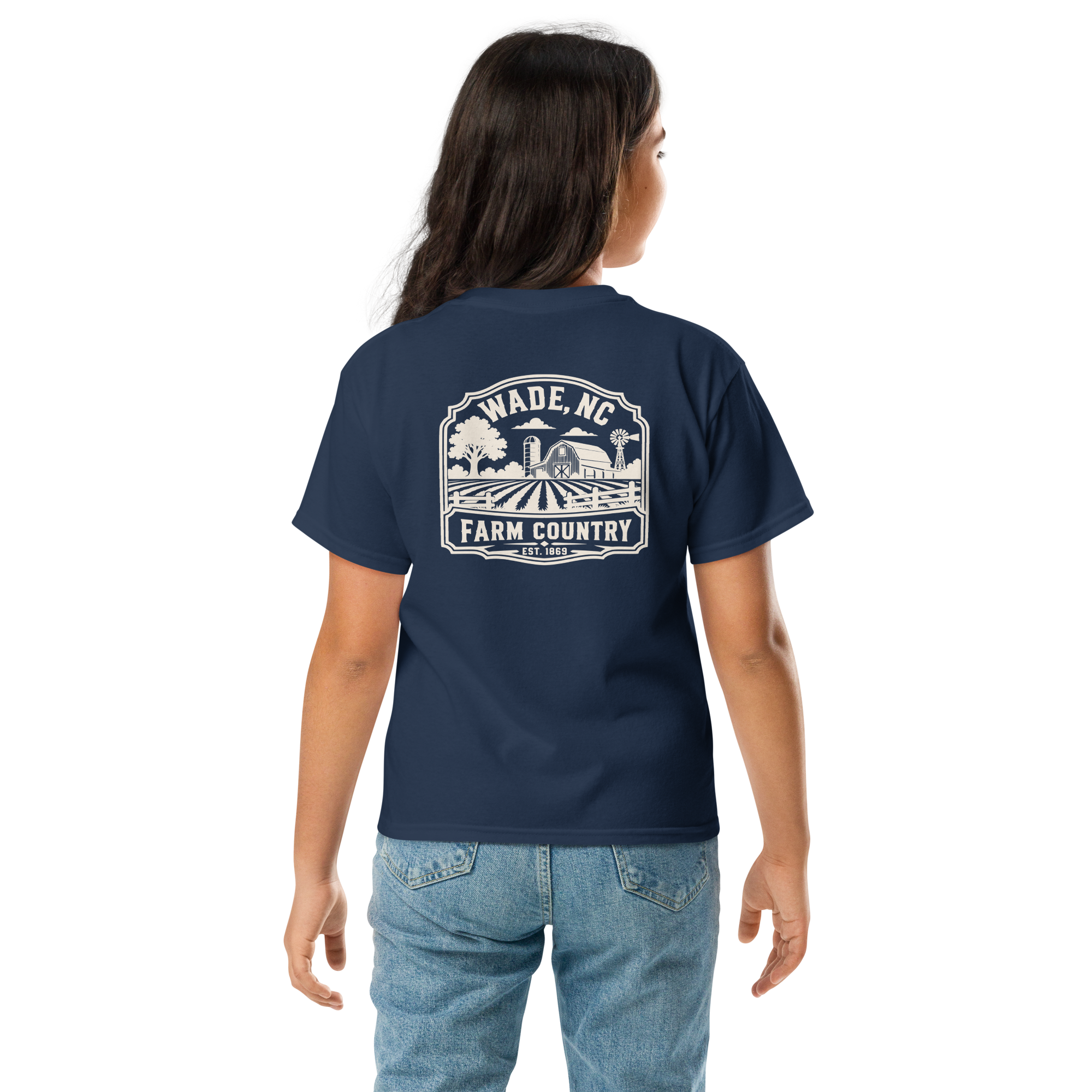 Wade, NC - Farm Country - Youth Classic Tee