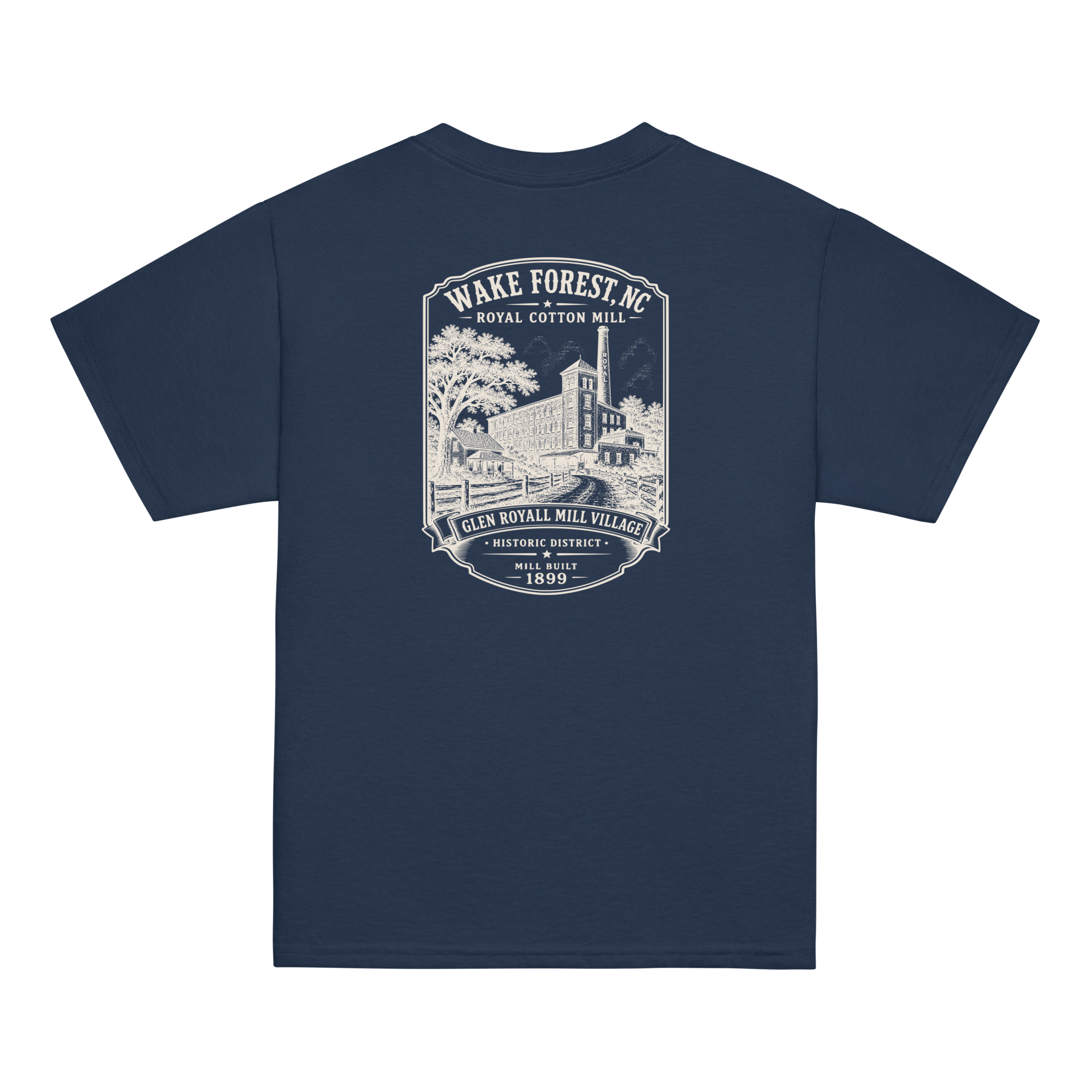 Wake Forest, NC - Royal Cotton Mill - Youth Classic Tee