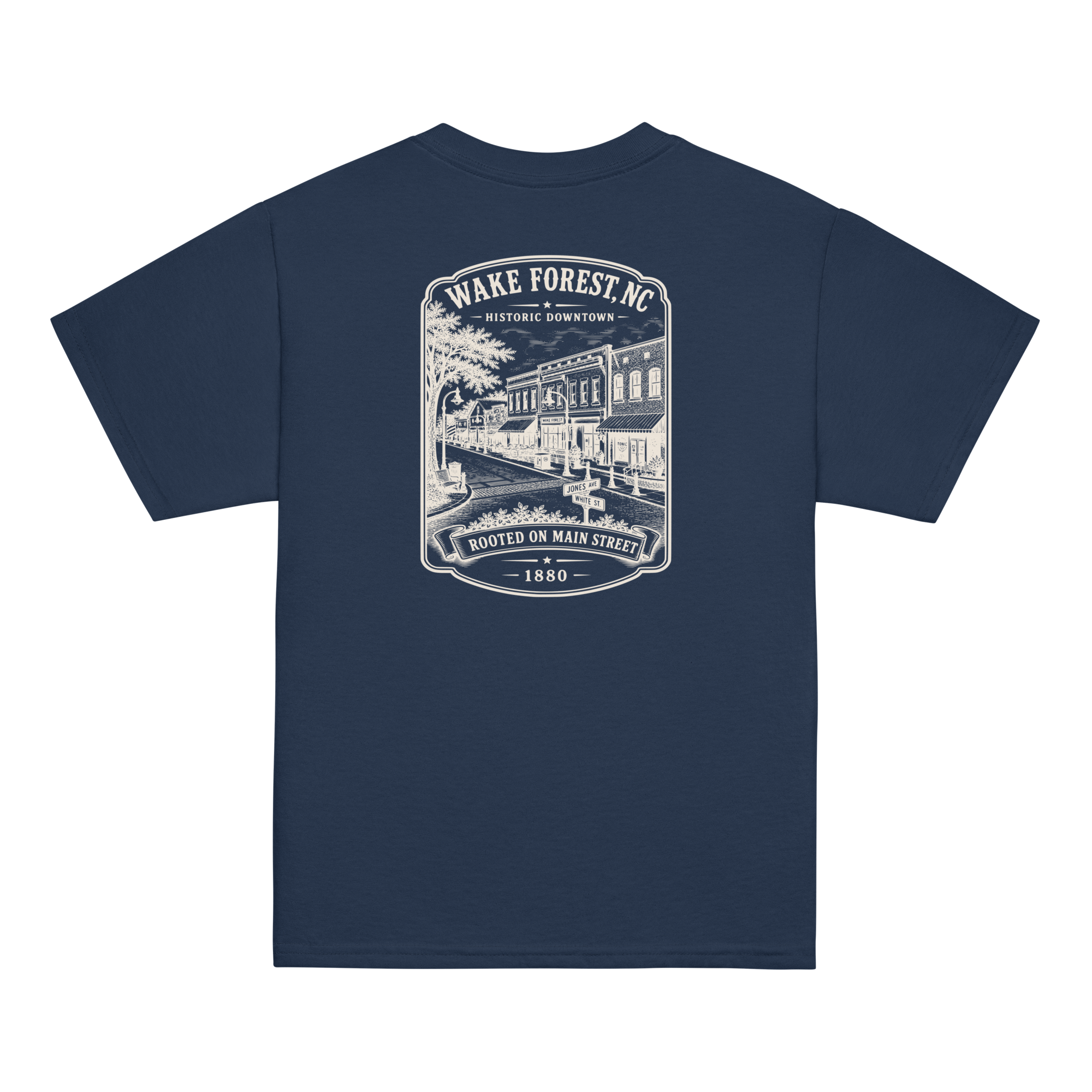 Wake Forest, NC - Historic Downtown - Youth Classic Tee