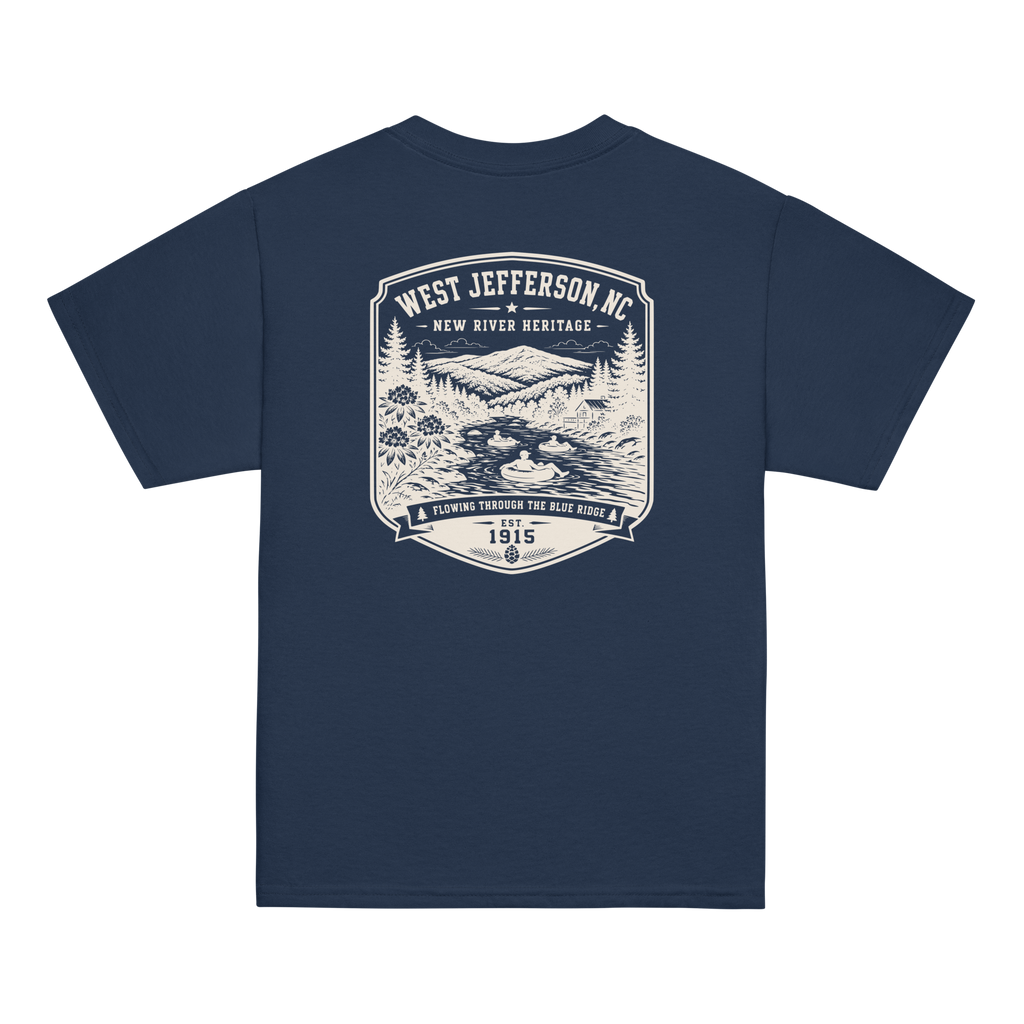 West Jefferson, NC - New River - Youth Classic Tee