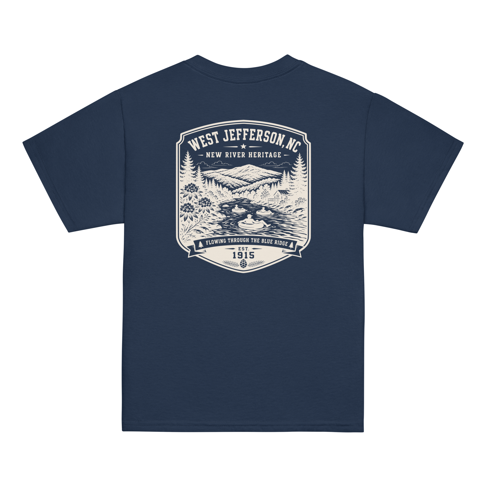West Jefferson, NC - New River - Youth Classic Tee