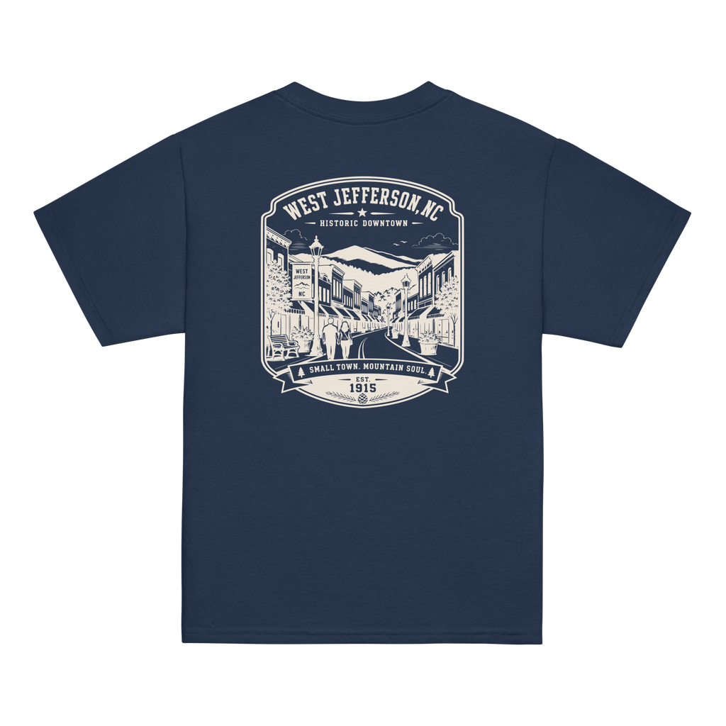 West Jefferson, NC - Historic Downtown - Youth Classic Tee