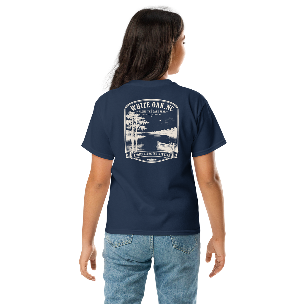 White Oak, NC - Along The River - Youth Classic Tee