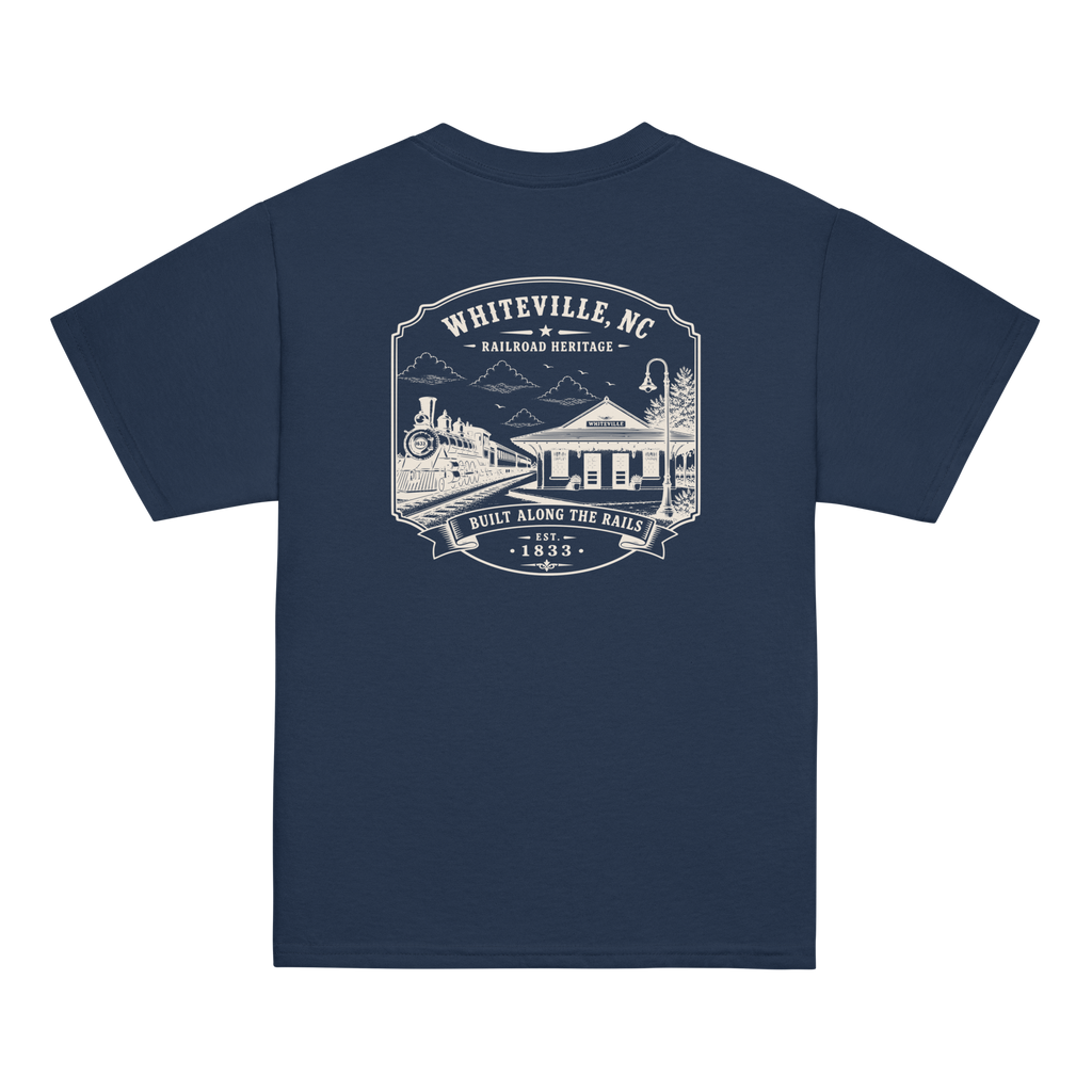 Whiteville, NC - Railroad Heritage - Youth Classic Tee