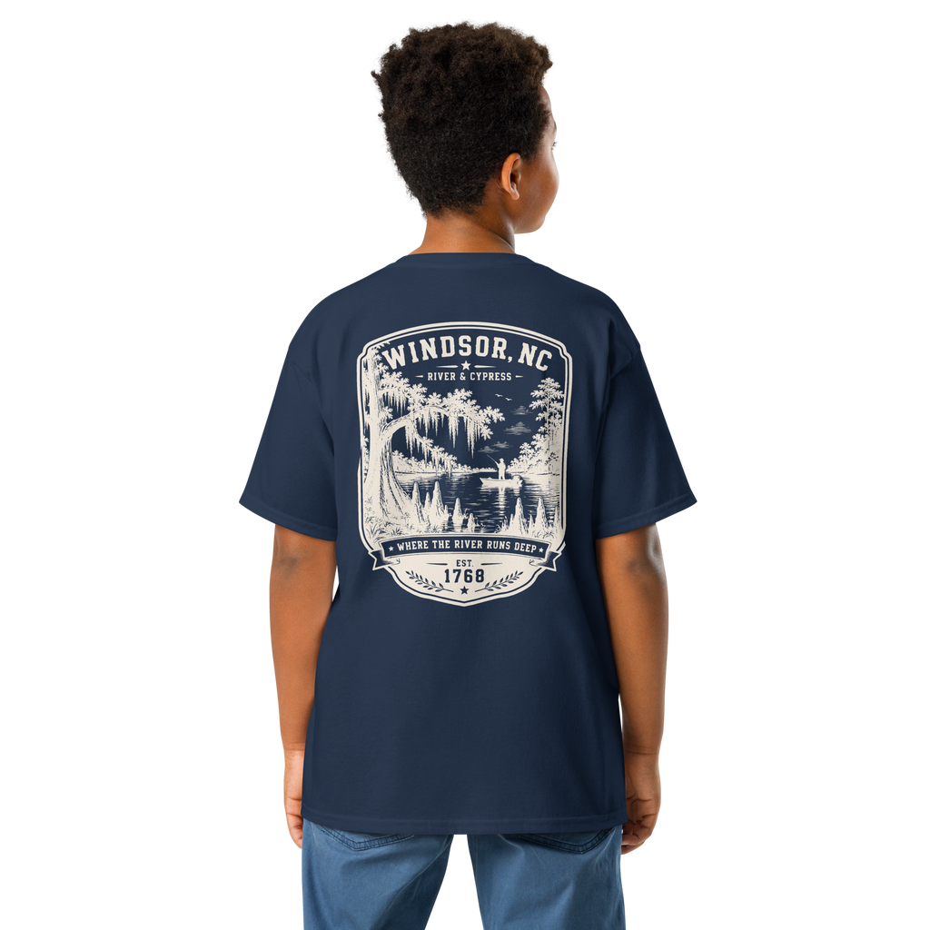 Windsor, NC - River & Cypress - Youth Classic Tee