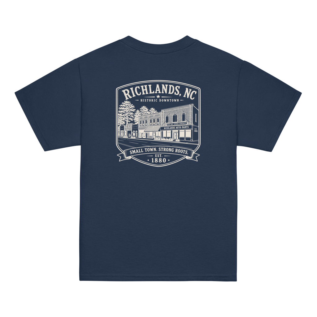 Richlands, NC - Small Town. Strong Roots - Youth Classic Tee