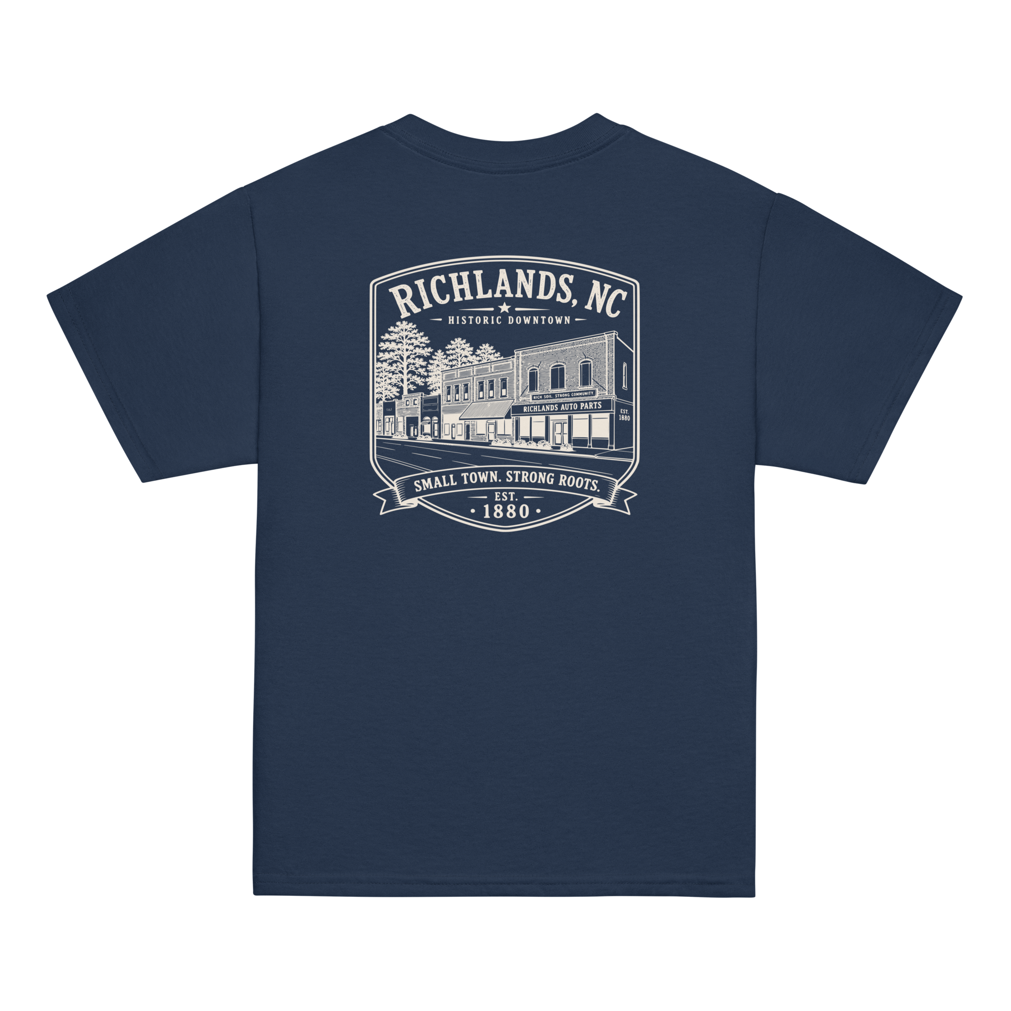 Richlands, NC - Small Town. Strong Roots - Youth Classic Tee