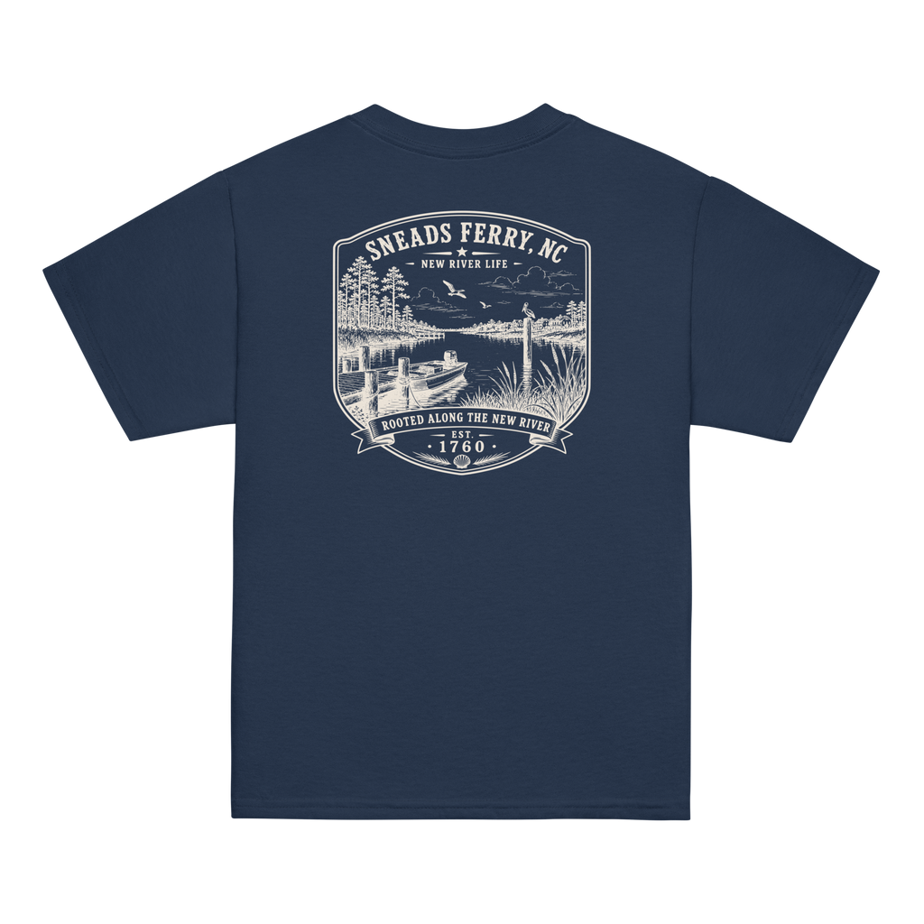 Sneads Ferry, NC - Along The New River - Youth Classic Tee