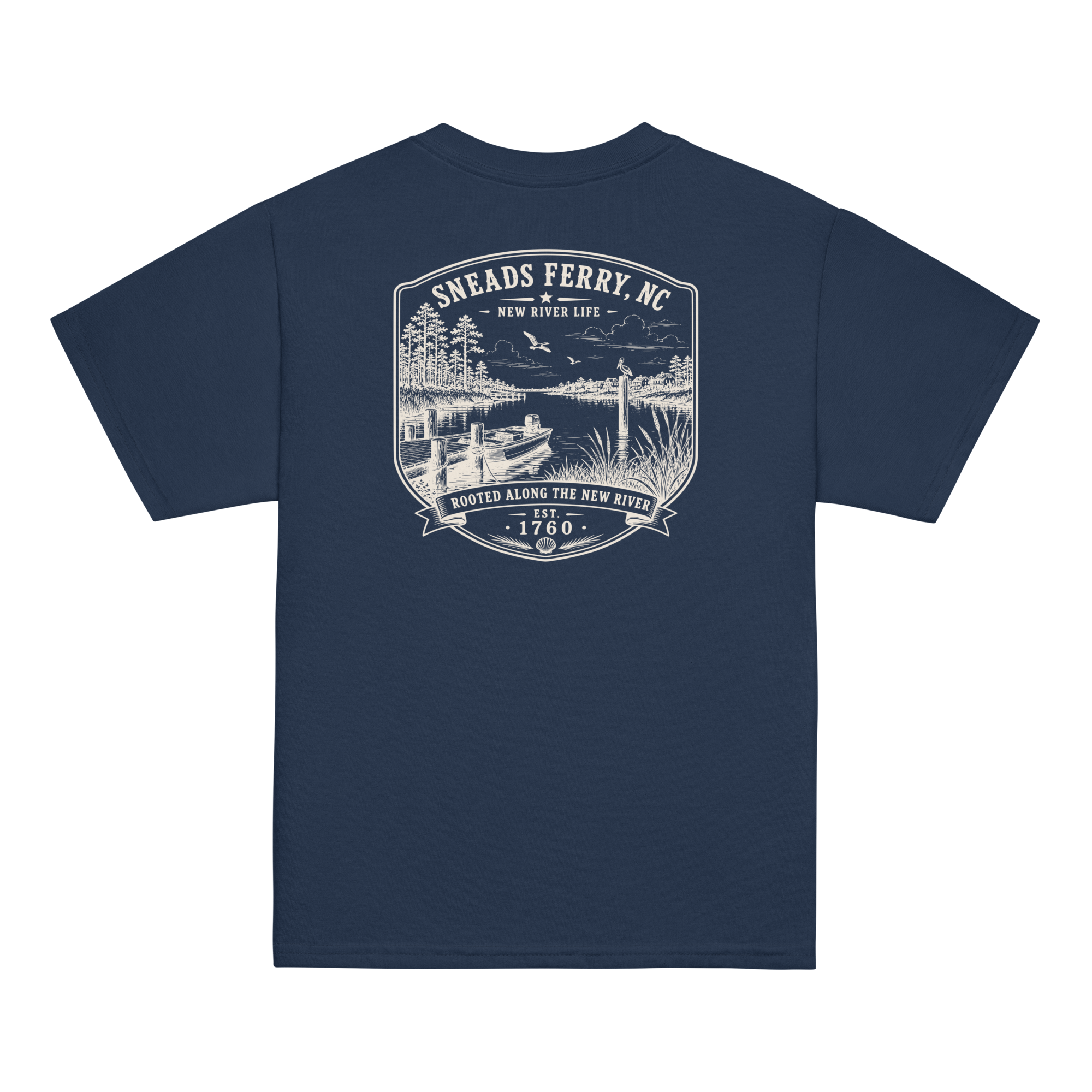 Sneads Ferry, NC - Along The New River - Youth Classic Tee