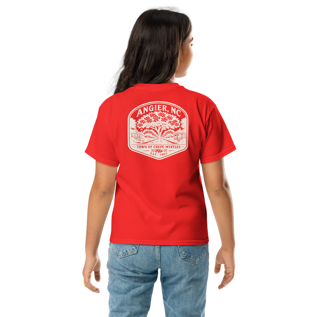 Angier, NC - Town of Crepe Myrtles - Youth Classic Tee