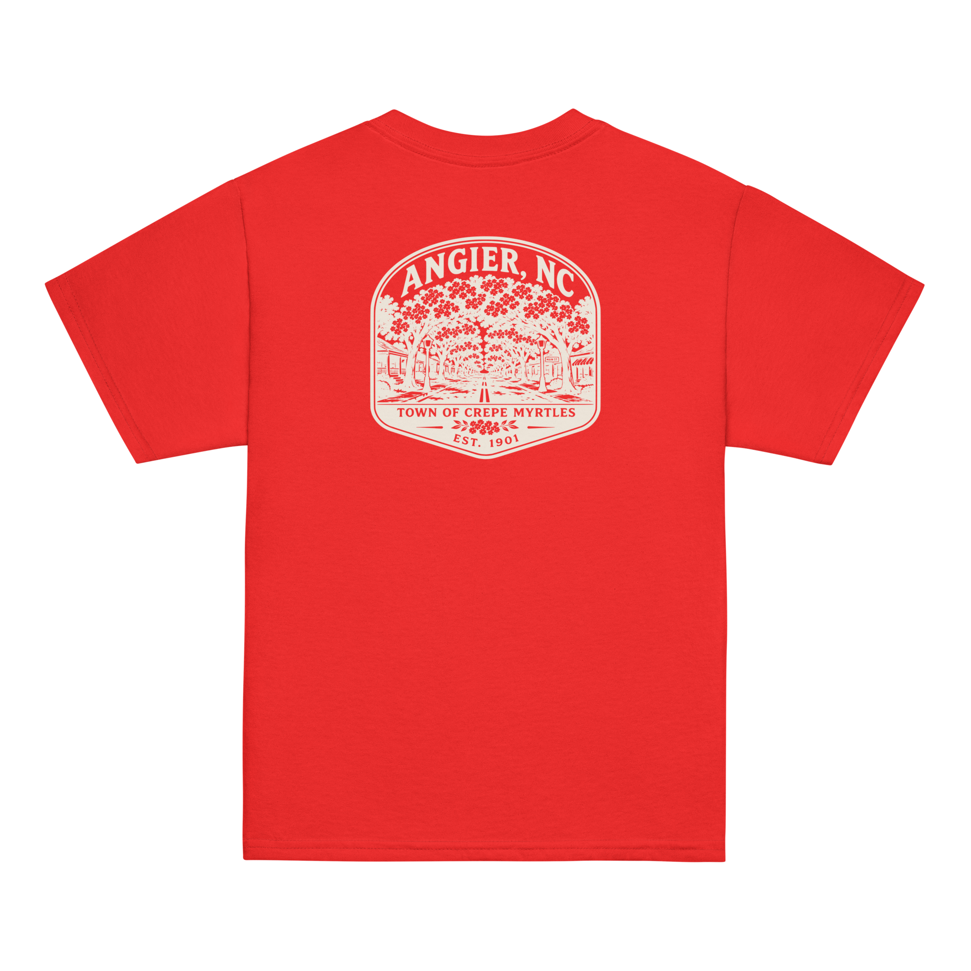 Angier, NC - Street of Crepe Myrtles - Youth Classic Tee