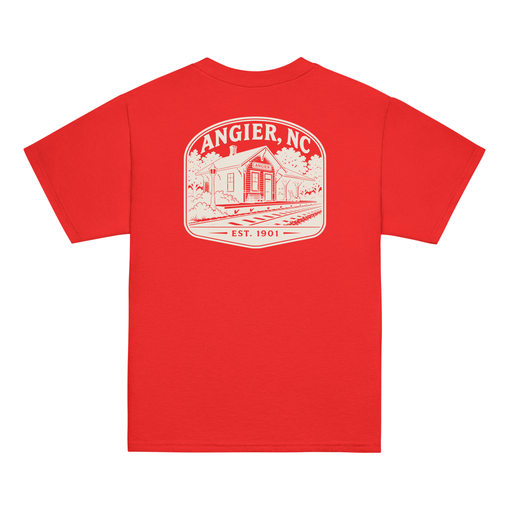 Angier, NC - Railroad Town - Youth Classic Tee