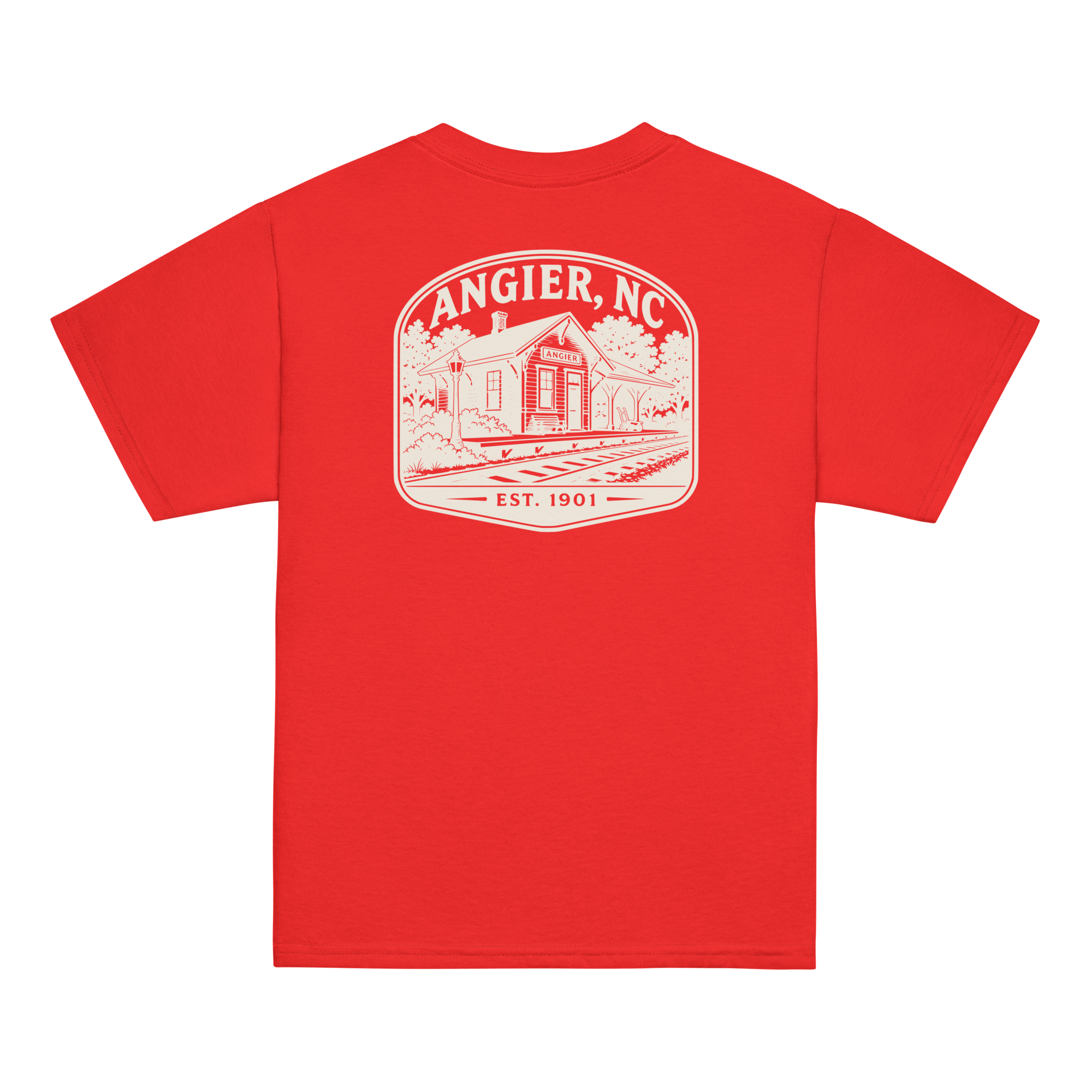 Angier, NC - Railroad Town - Youth Classic Tee