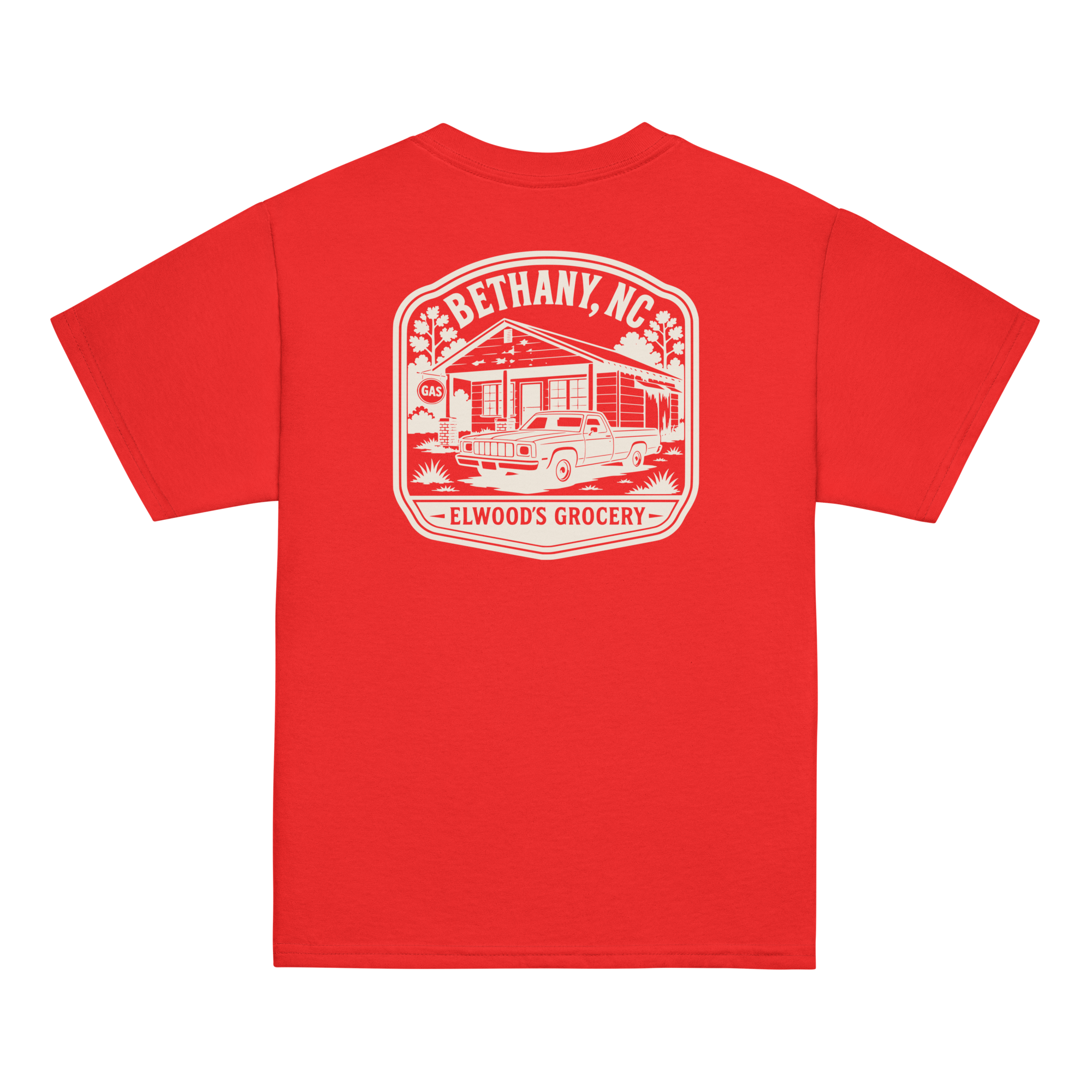 Bethany, NC - Elwood's Grocery - Youth Classic Tee