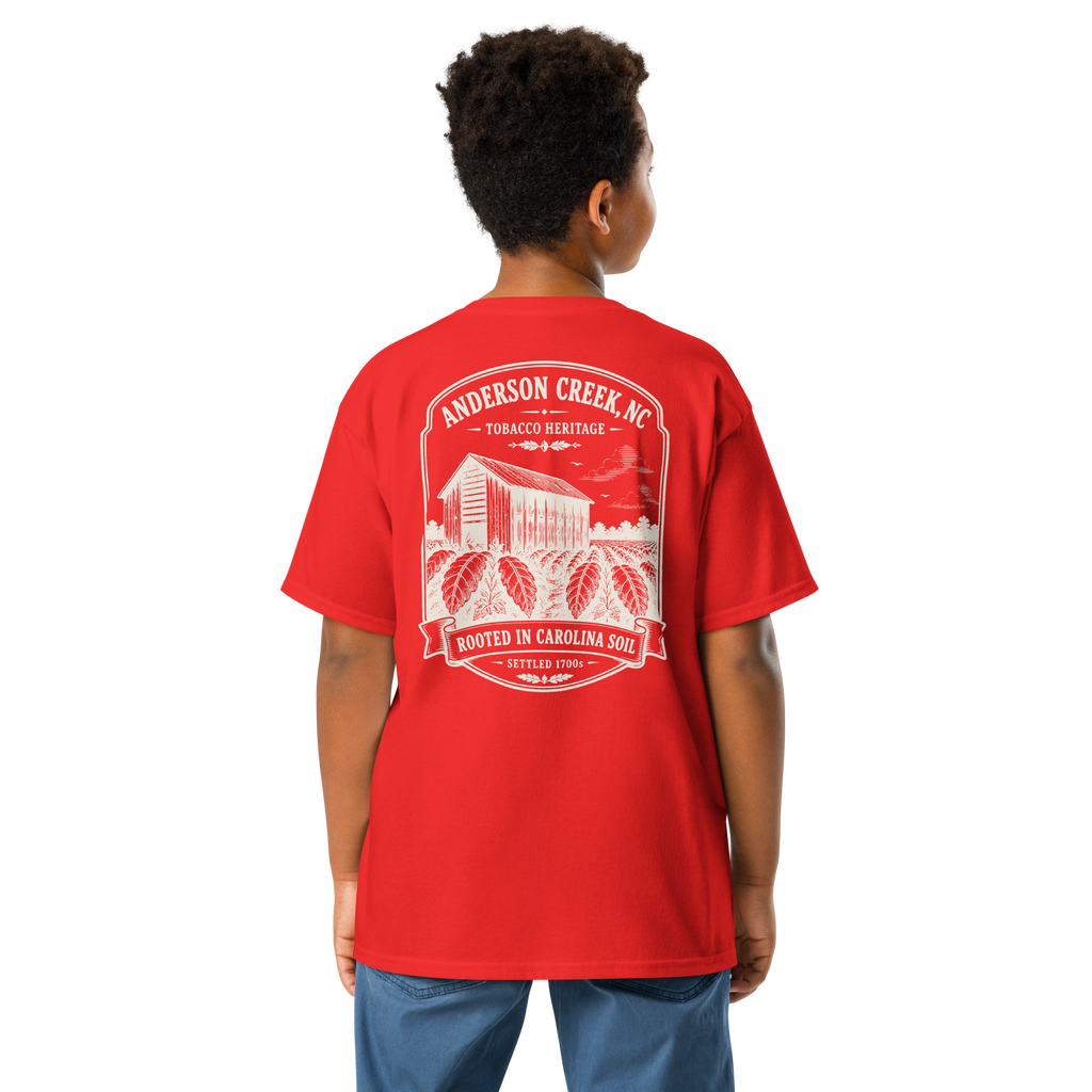 Anderson Creek, NC - Rooted In Carolina - Youth Classic Tee