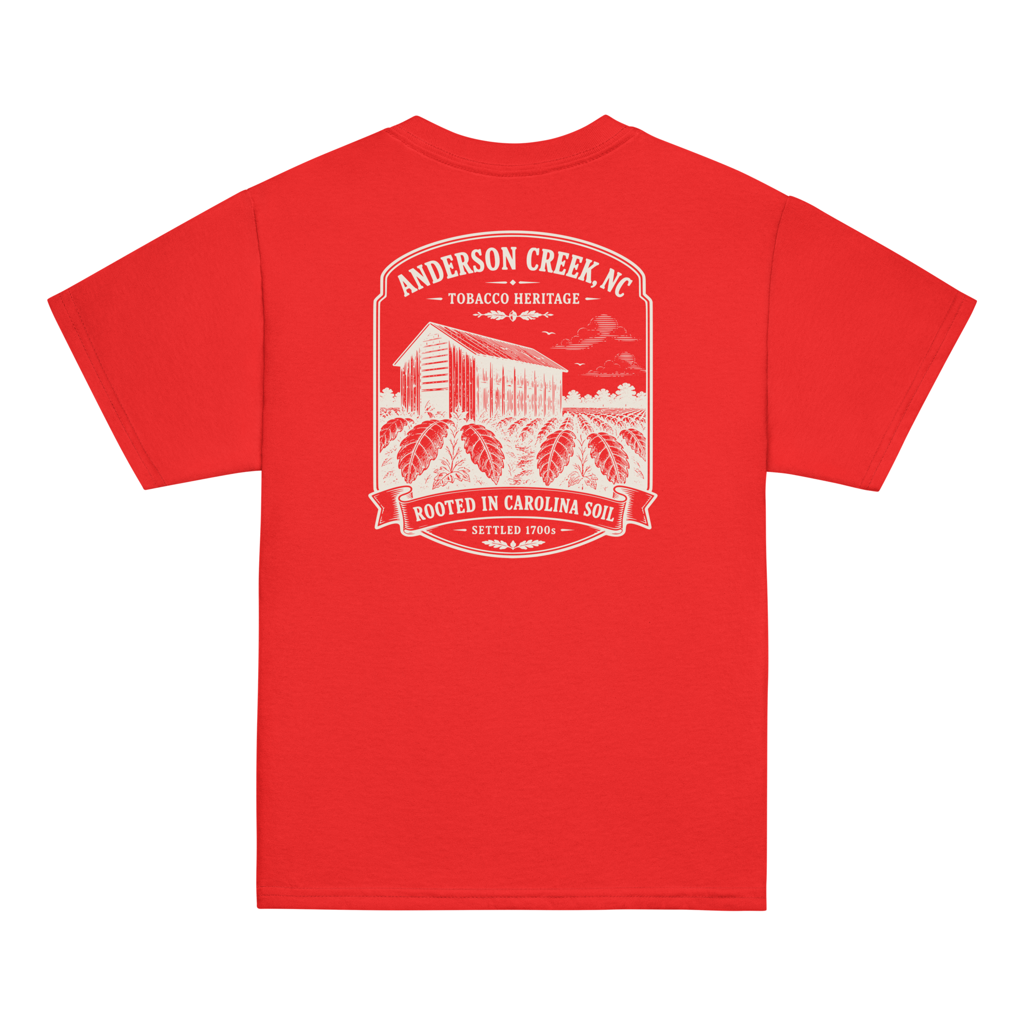 Anderson Creek, NC - Rooted In Carolina - Youth Classic Tee