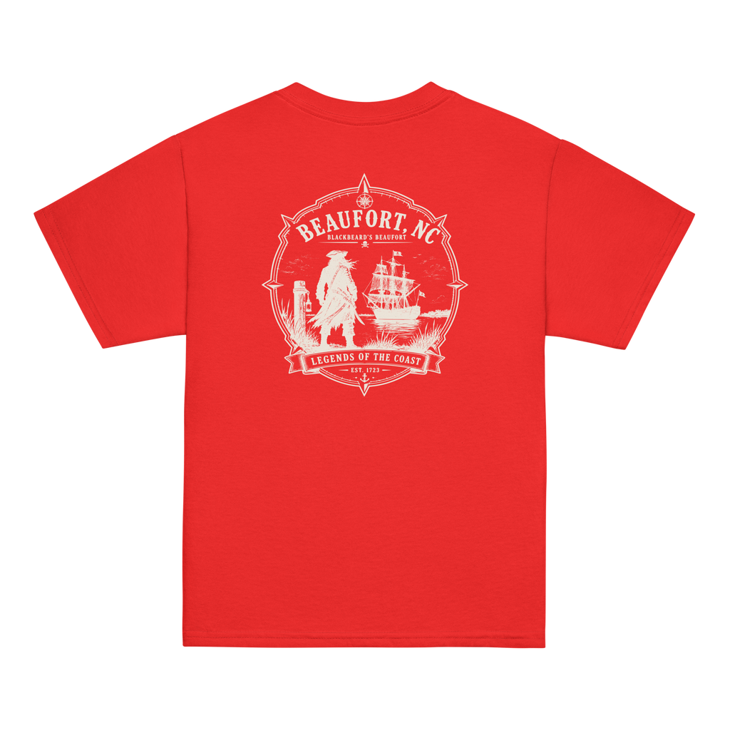 Beaufort, NC - Blackbeard's Beaufort - Youth Classic Tee