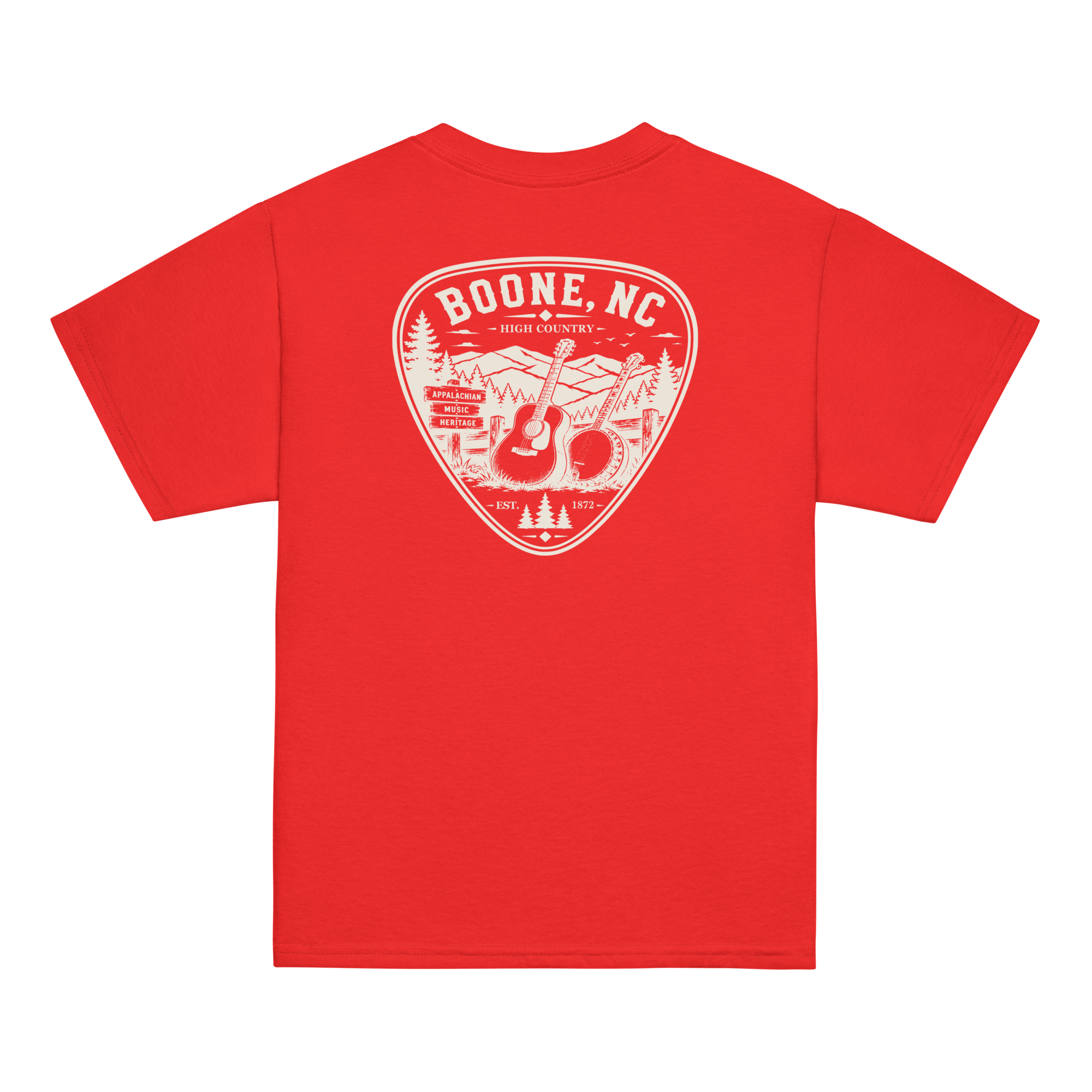 Boone, NC - Mountain Music - Youth Classic Tee
