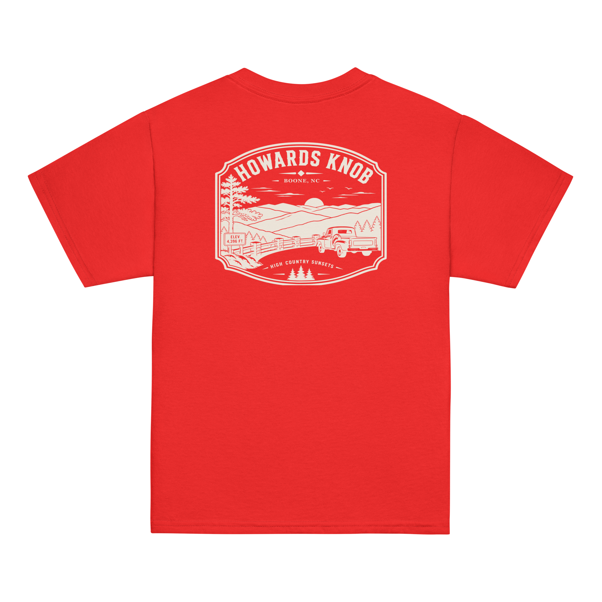 Boone, NC - Howard's Knob - Youth Classic Tee