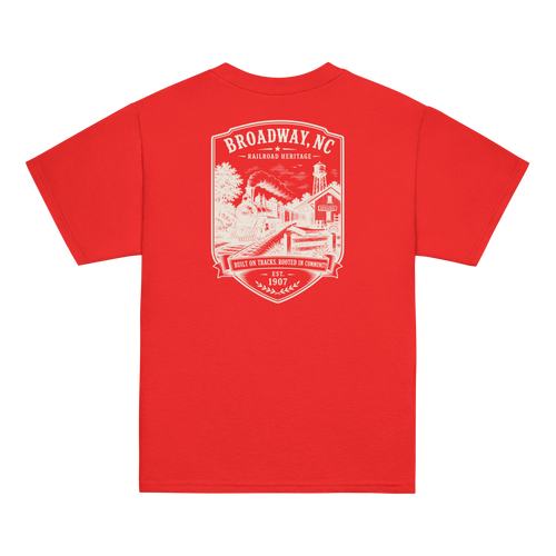 Broadway, NC - Railroad Heritage - Youth Classic Tee