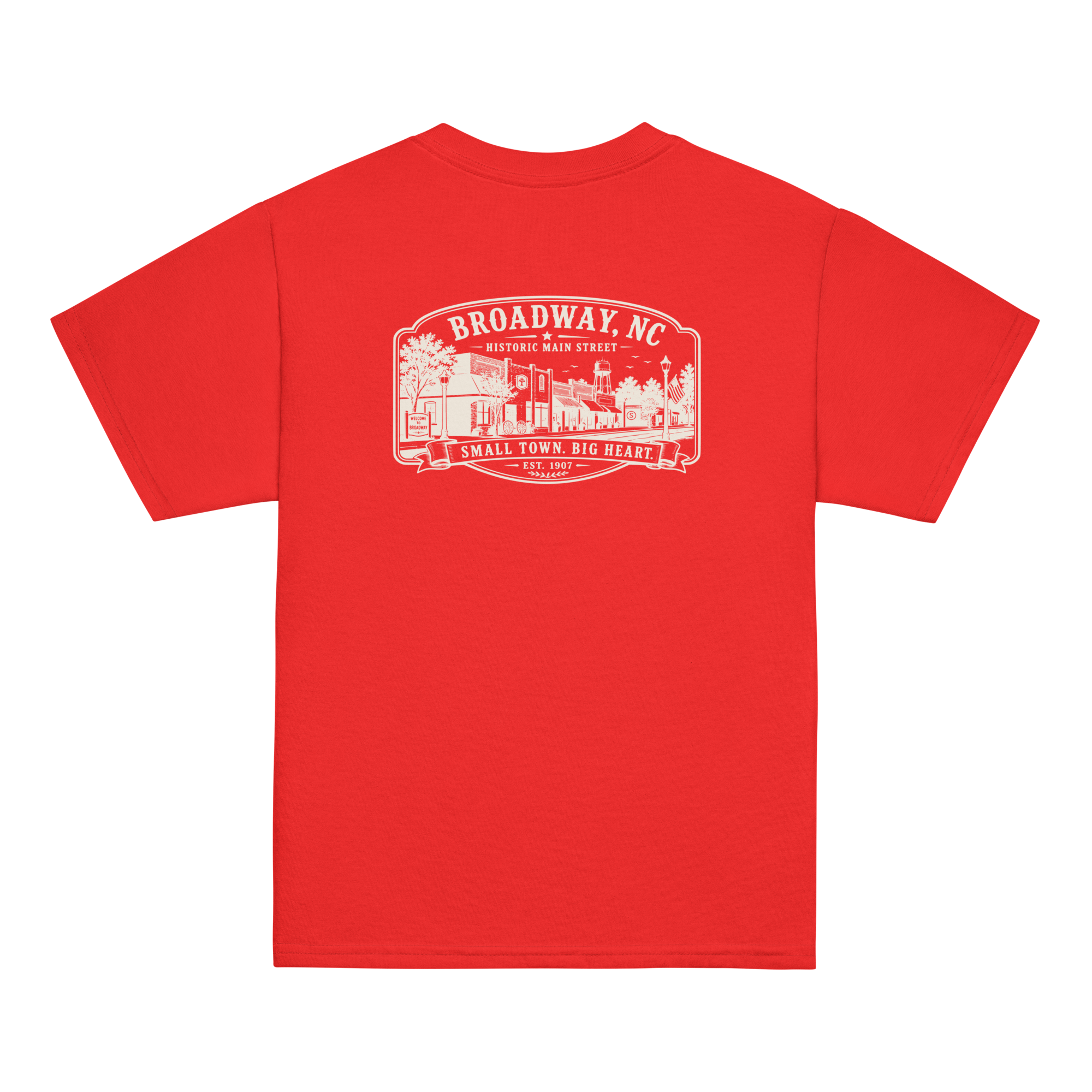 Broadway, NC - Main Street - Youth Classic Tee