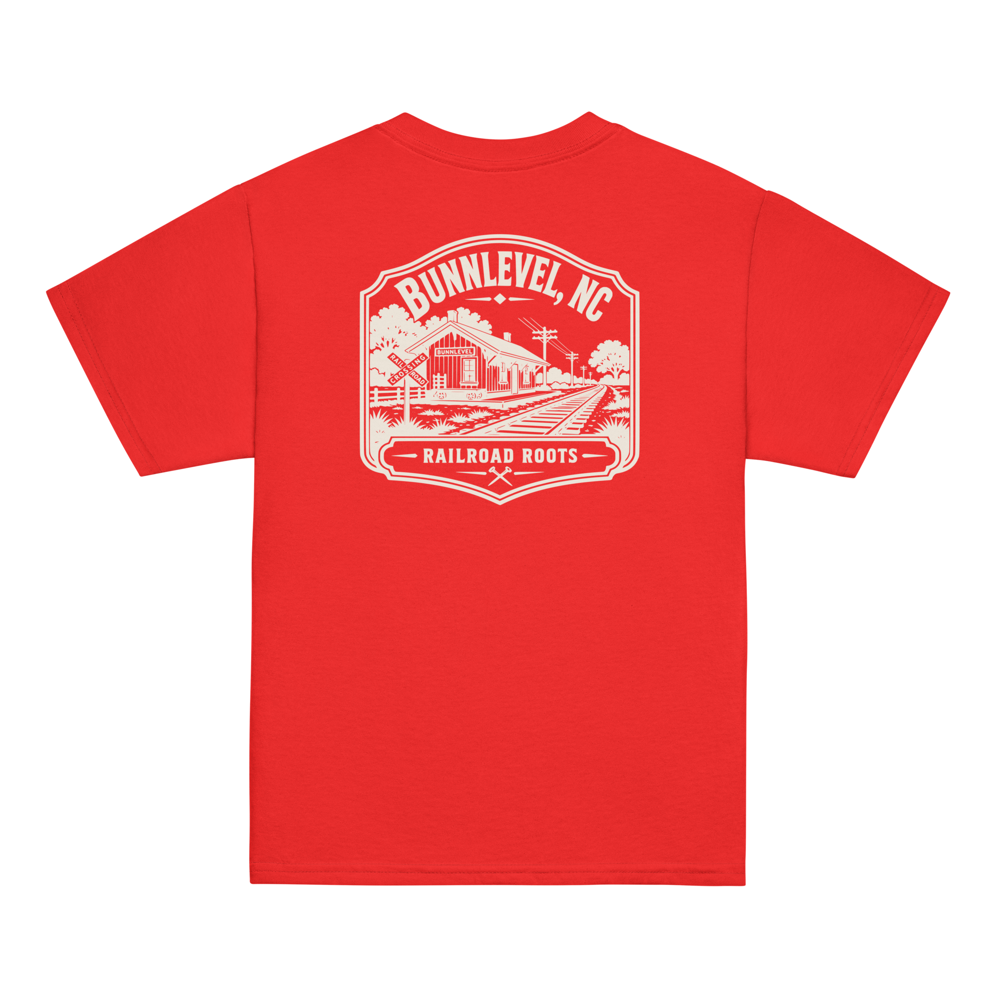 Bunnlevel, NC - Railroad Town - Youth Classic Tee