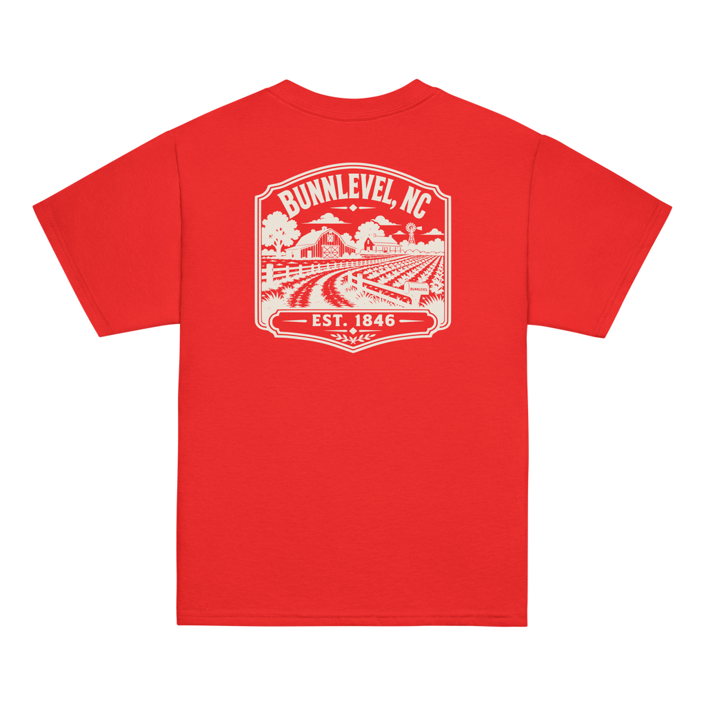 Bunnlevel, NC - Farm Heritage - Youth Classic Tee