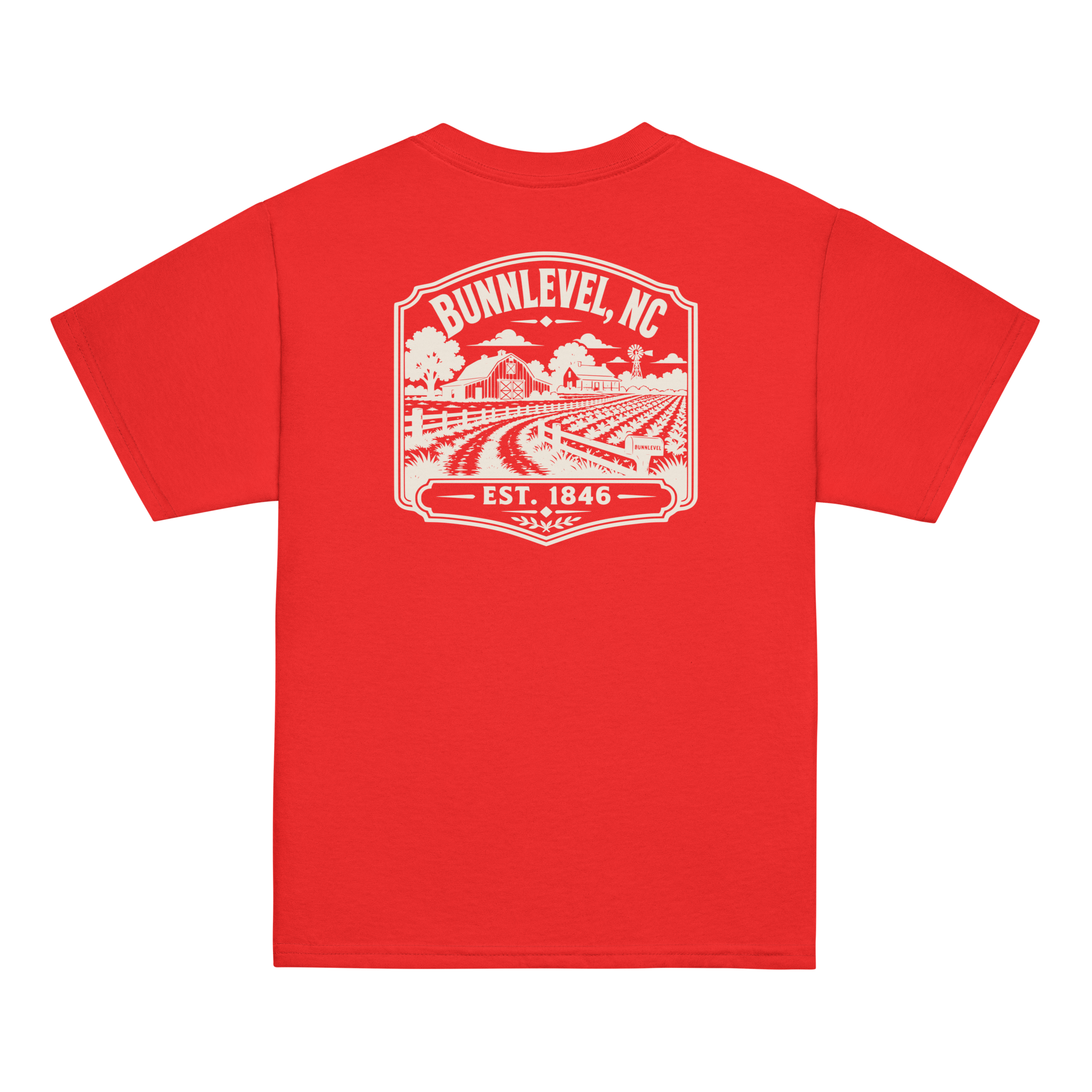 Bunnlevel, NC - Farm Heritage - Youth Classic Tee