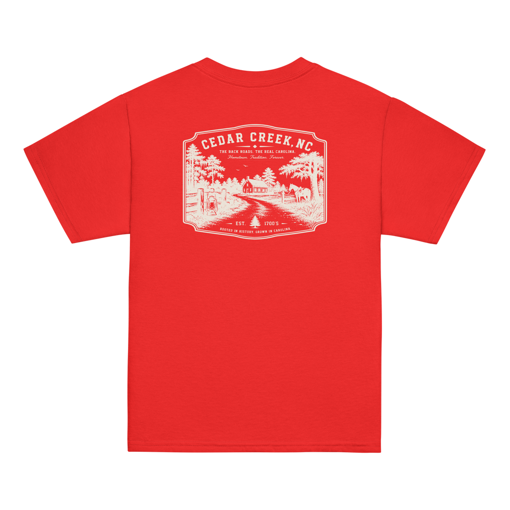 Cedar Creek, NC - Early Carolina - Youth Classic Tee