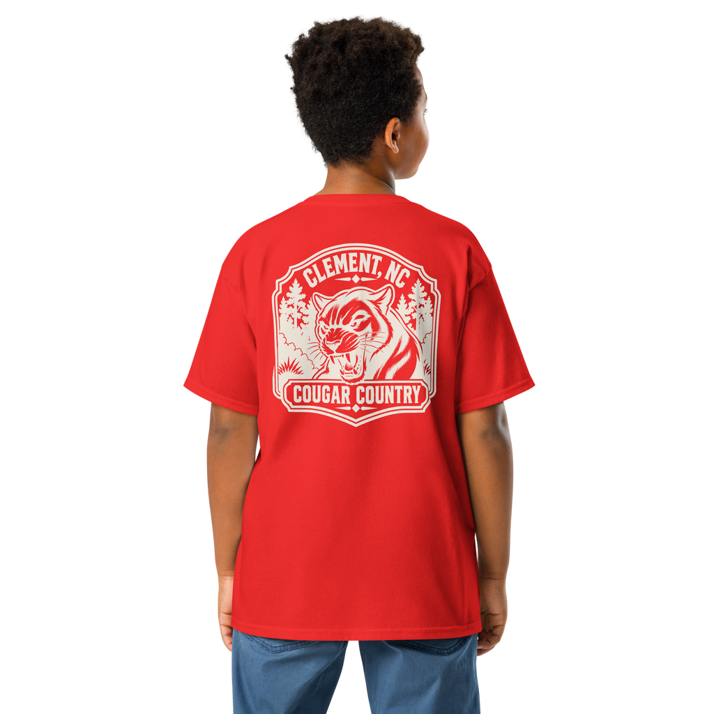 Clement, NC - Cougar Country - Youth Classic Tee