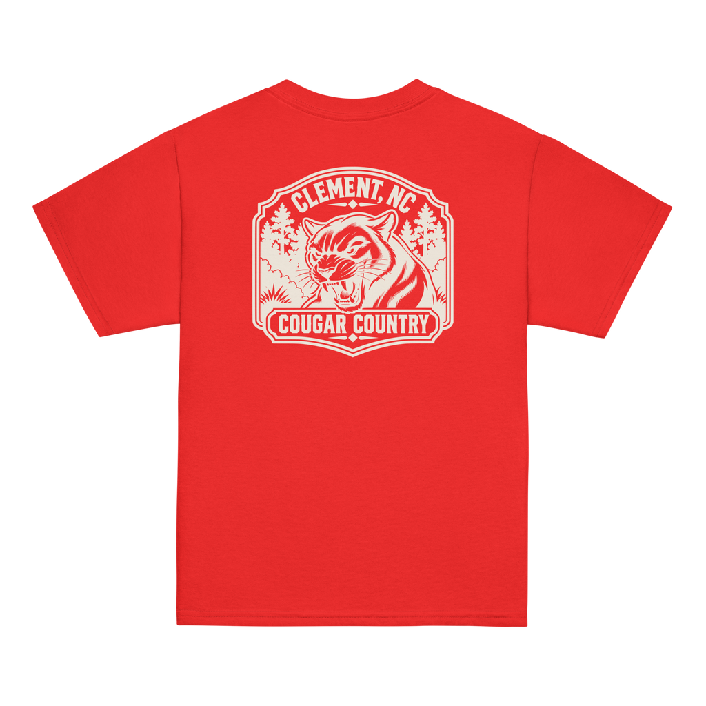 Clement, NC - Cougar Country - Youth Classic Tee