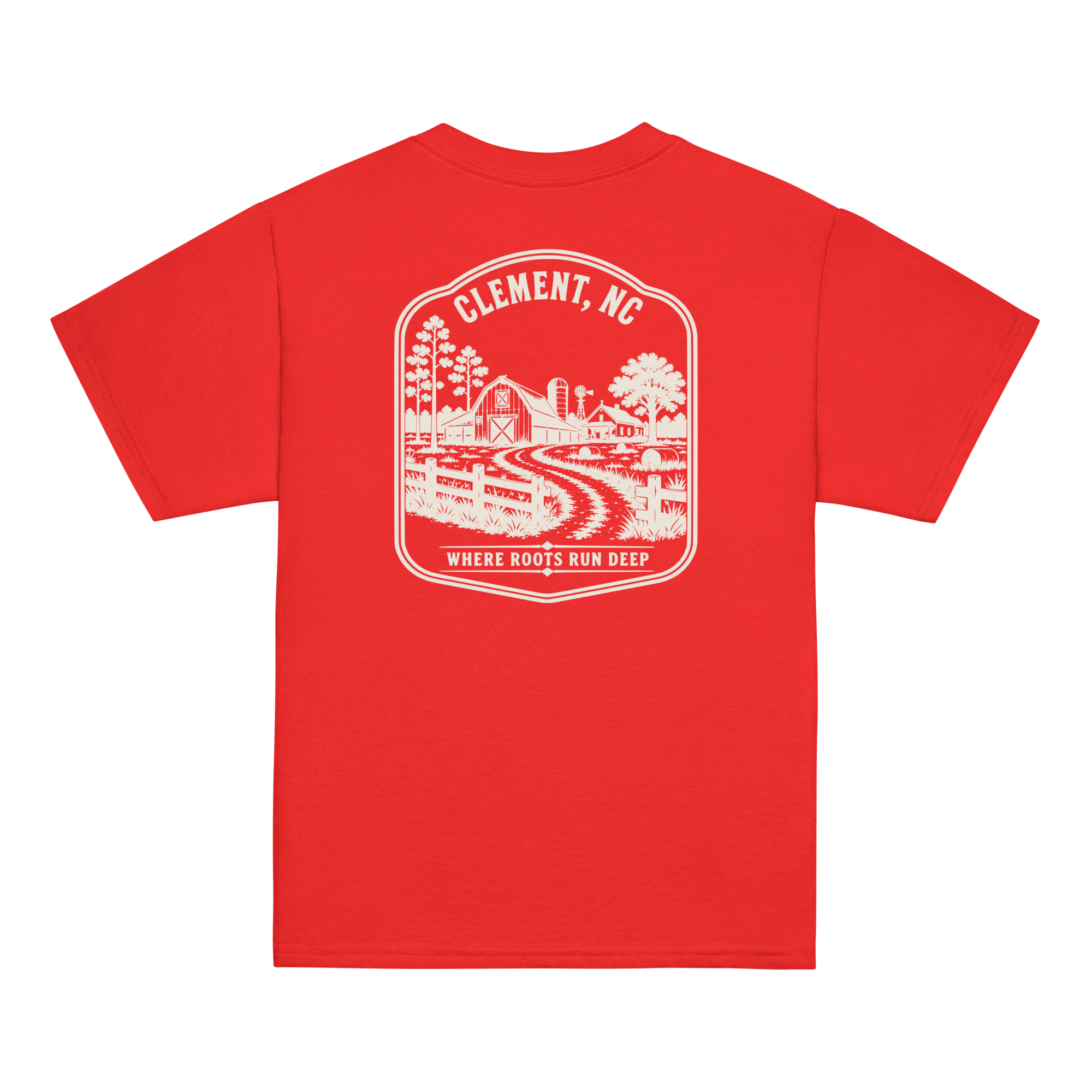 Clement, NC - Farm Roots - Youth Classic Tee