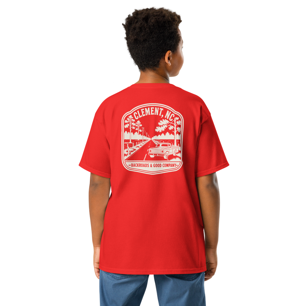 Clement, NC - Country Roads - Youth Classic Tee