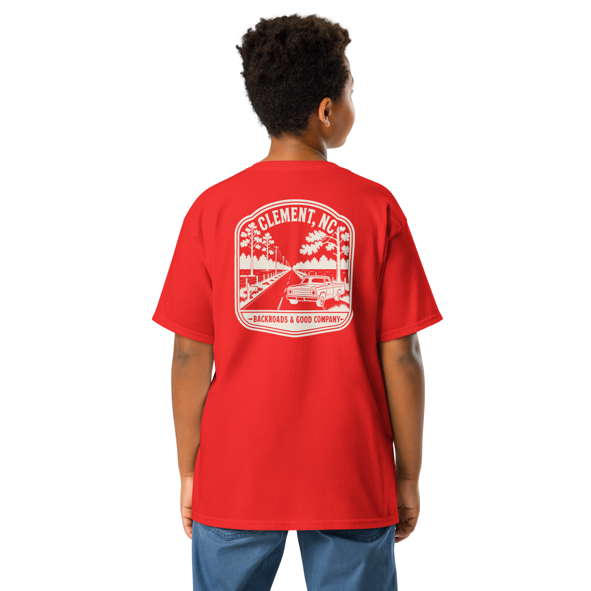 Clement, NC - Country Roads - Youth Classic Tee