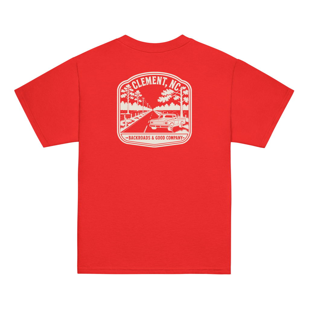 Clement, NC - Country Roads - Youth Classic Tee