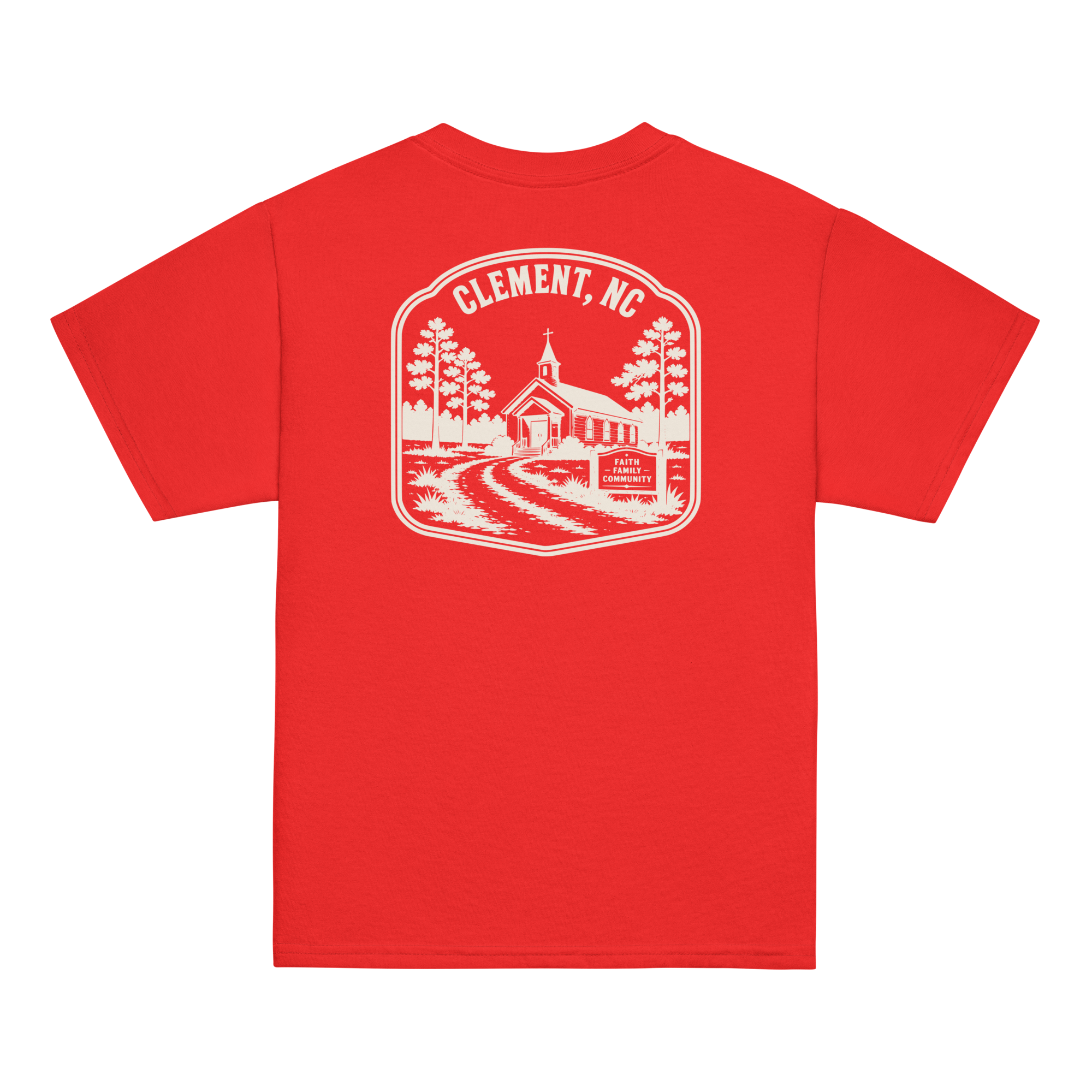 Clement, NC - Faith & Family - Youth Classic Tee