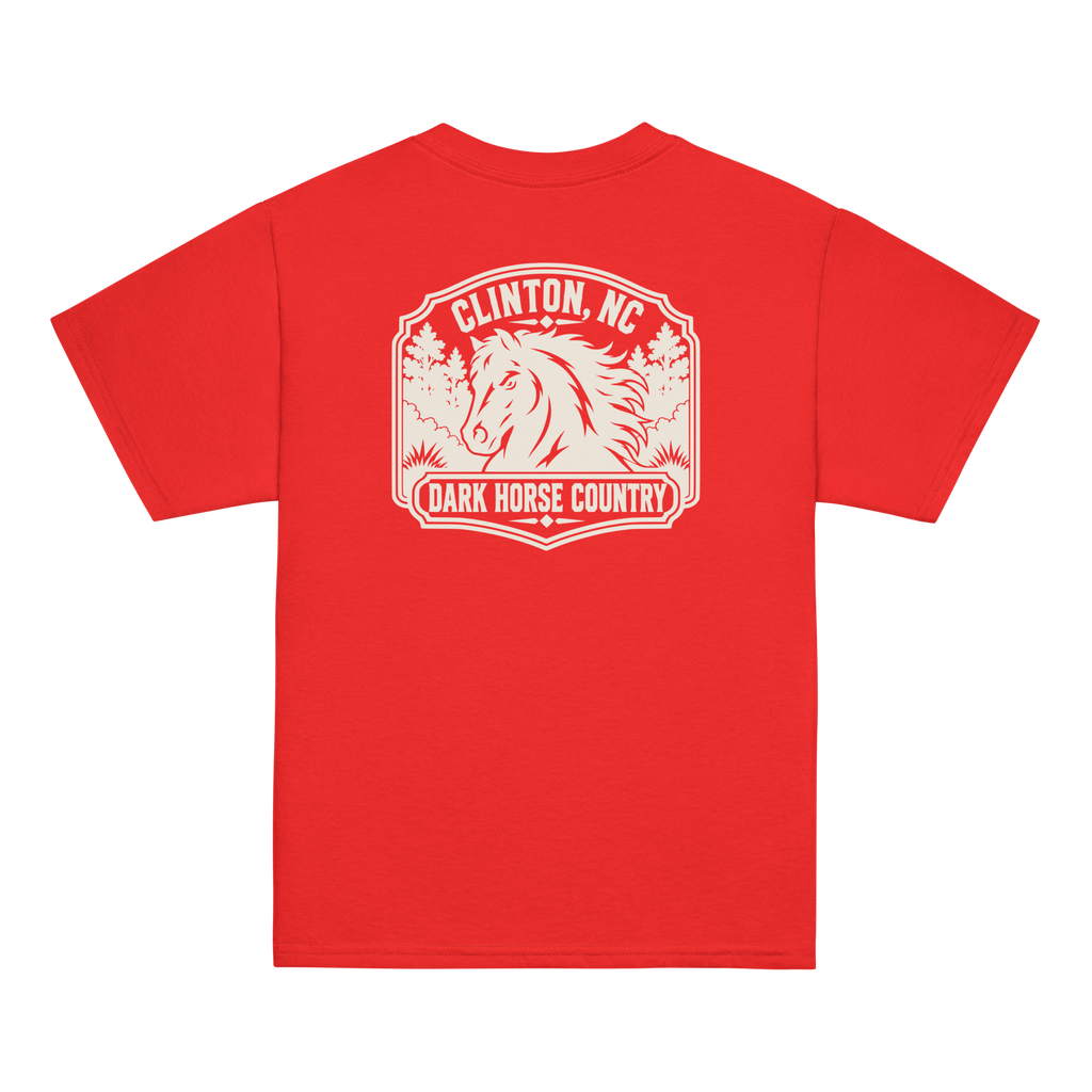 Clinton, NC - Dark Horse Country - Youth Classic Tee