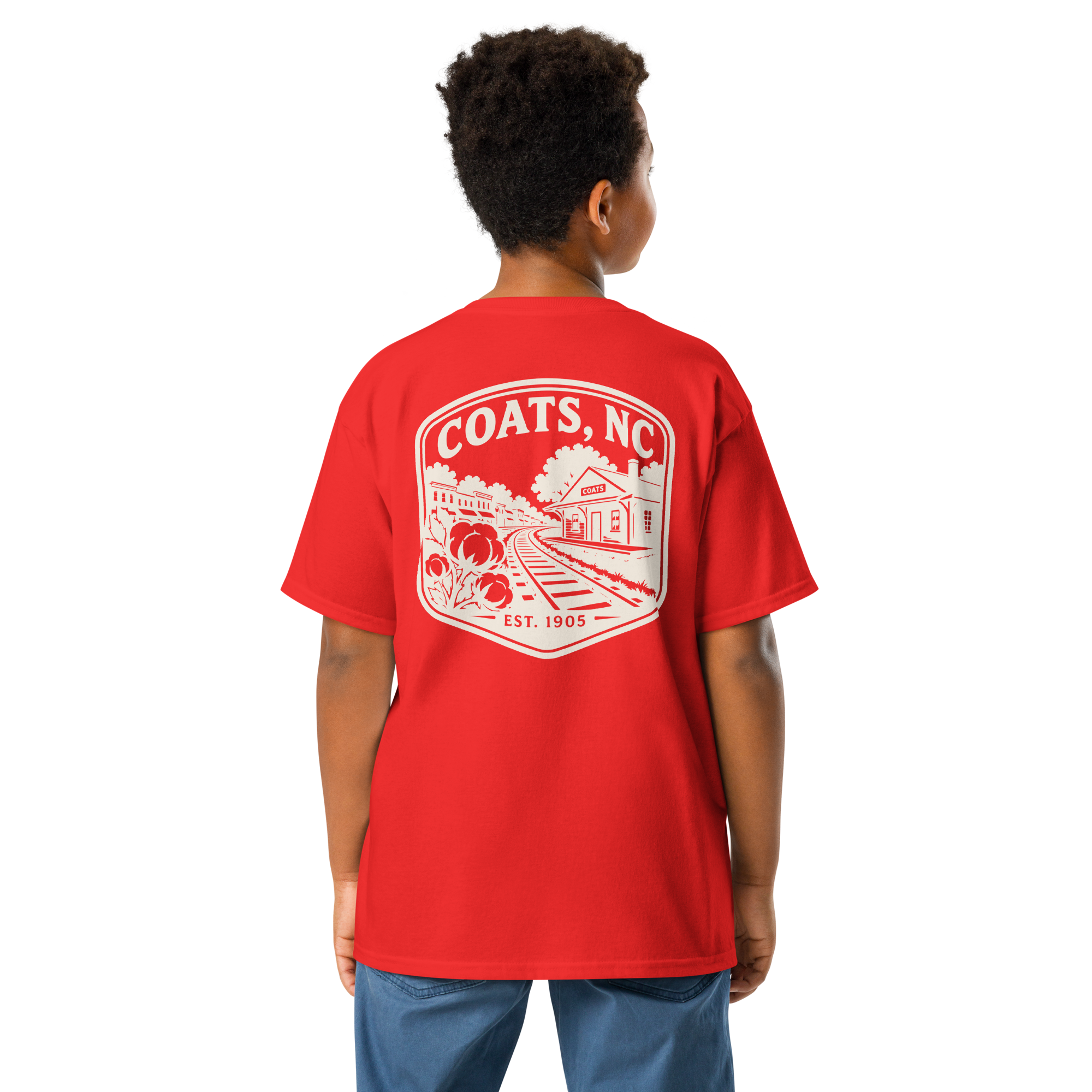 Coats, NC - Railroad Cotton Town - Youth Classic Tee