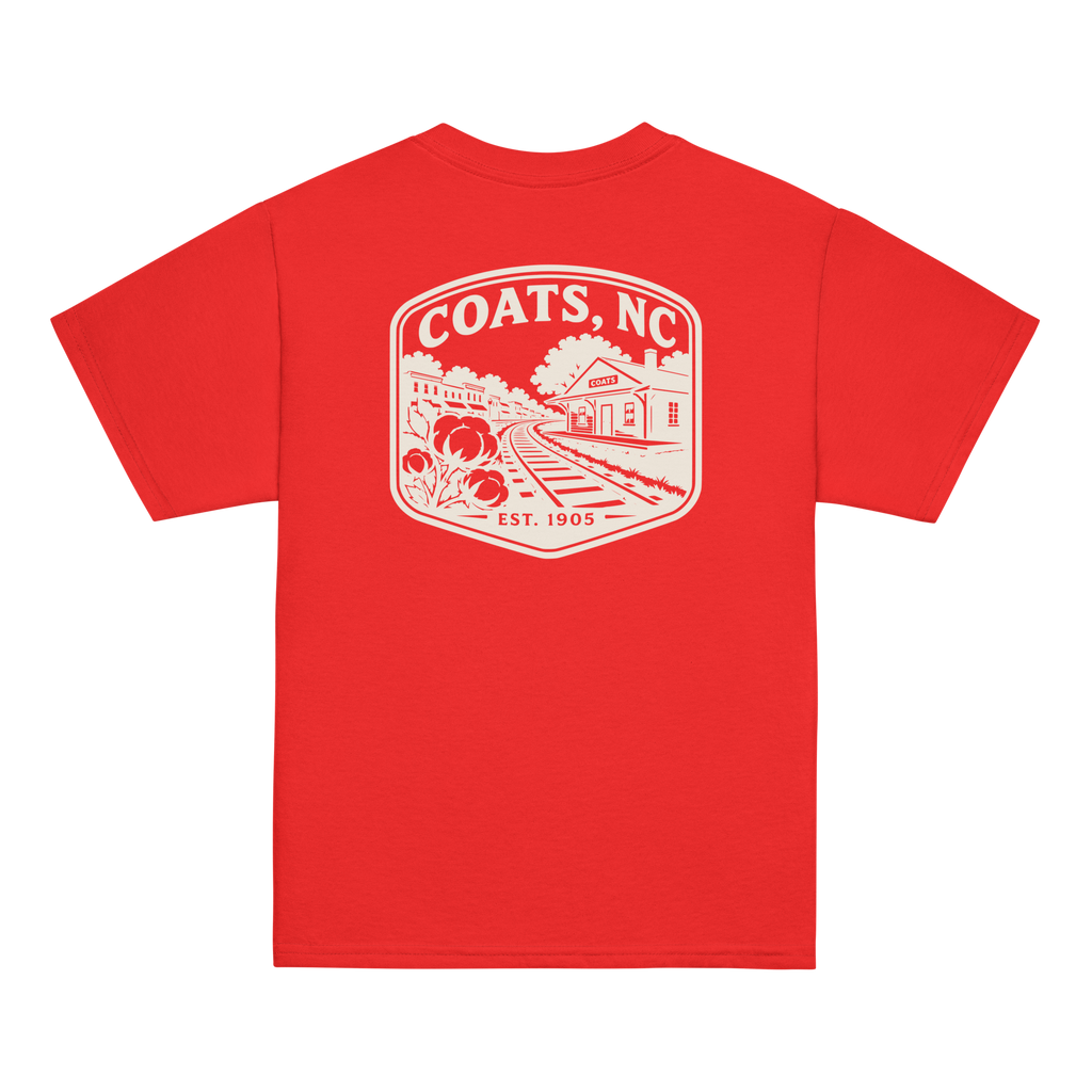 Coats, NC - Railroad Cotton Town - Youth Classic Tee