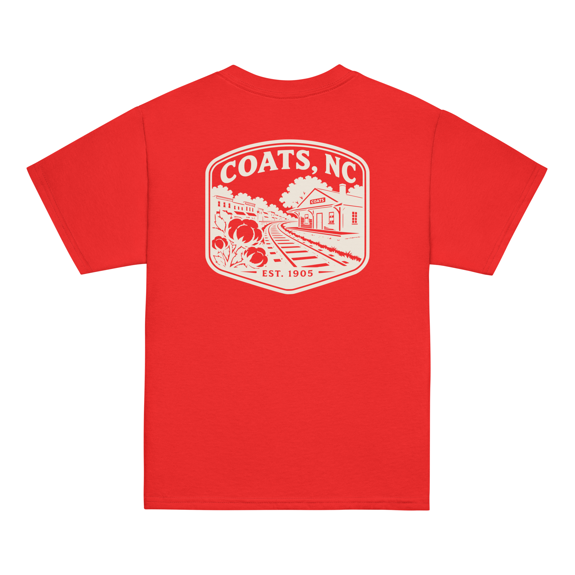 Coats, NC - Railroad Cotton Town - Youth Classic Tee