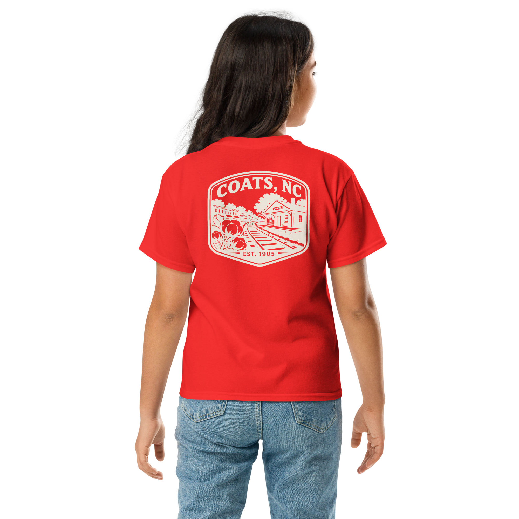 Coats, NC - Railroad Cotton Town - Youth Classic Tee