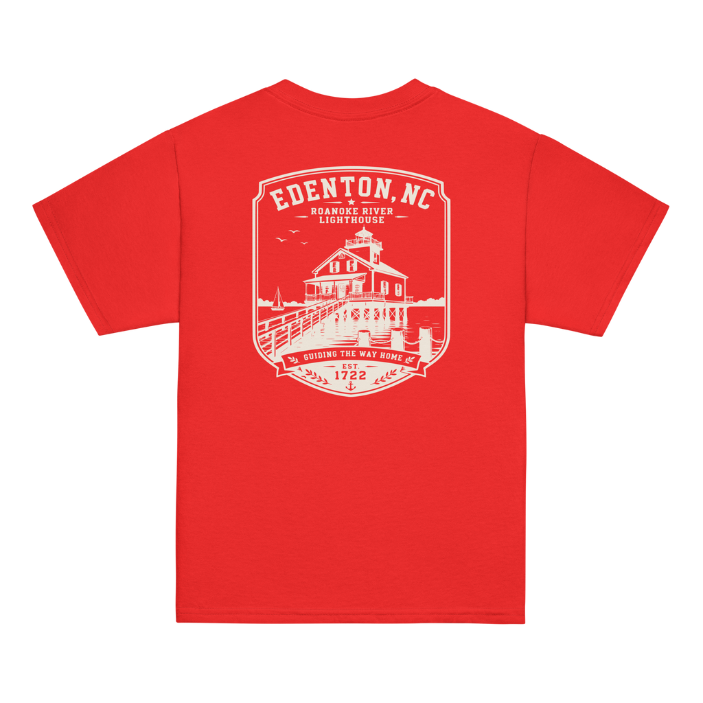 Edenton, NC - Roanoke River Lighthouse - Youth Classic Tee