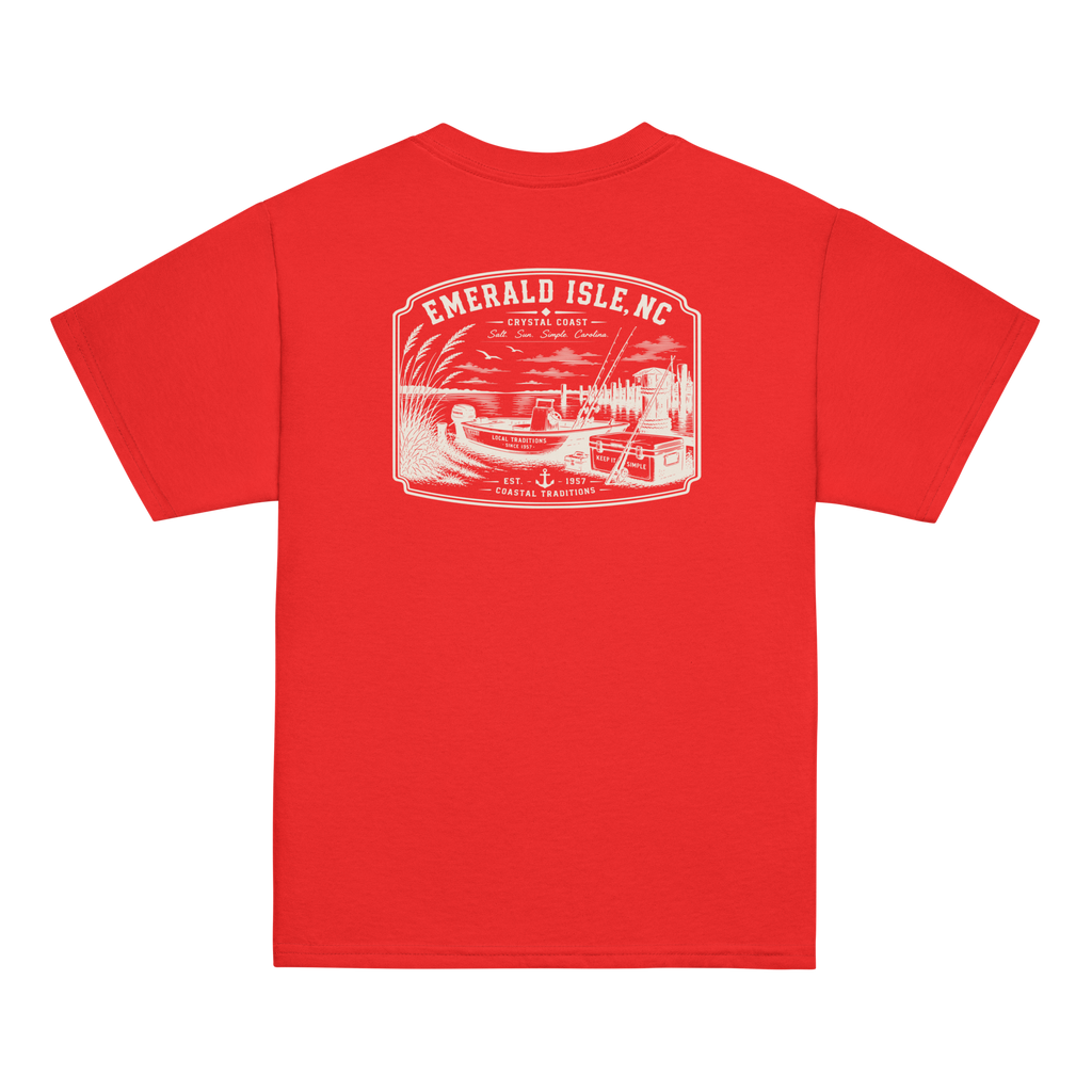 Emerald Isle, NC - Salt. Sun. Simple - Youth Classic Tee