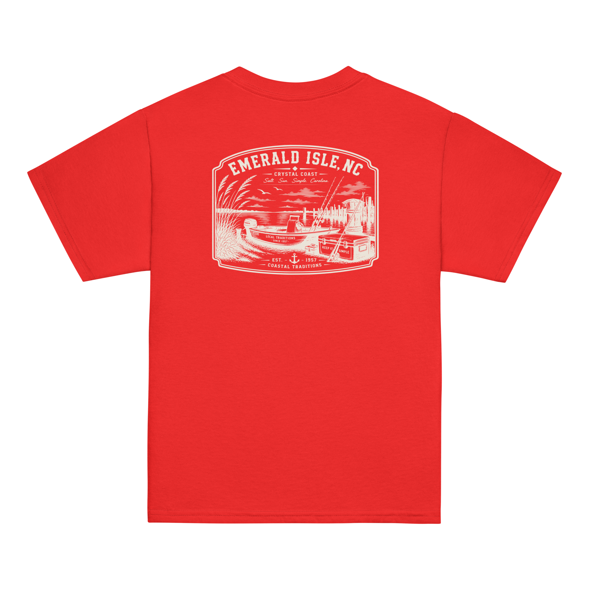 Emerald Isle, NC - Salt. Sun. Simple - Youth Classic Tee