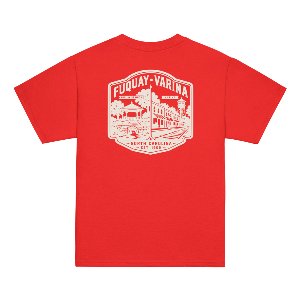 Fuquay Varina, NC - Two Towns - Youth Classic Tee
